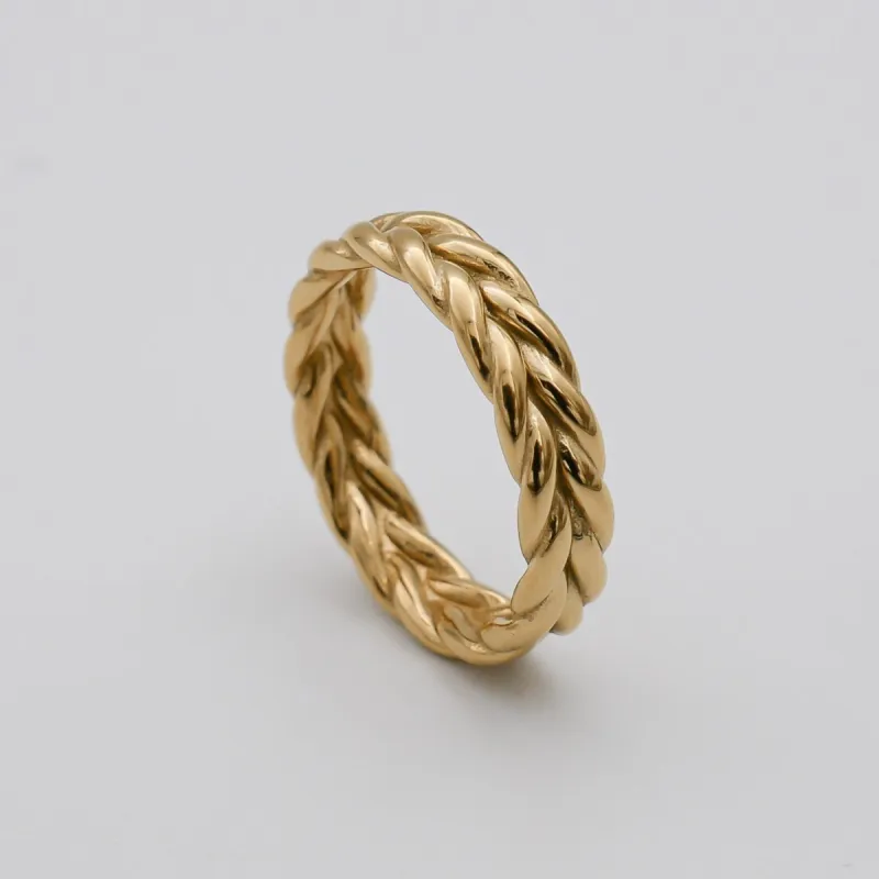 Kasia Plait Ring sold by PRYA