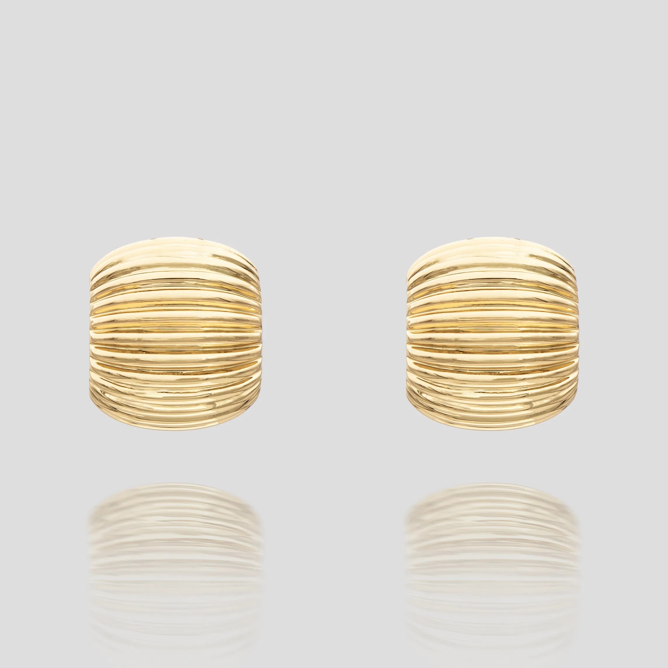 Raisa Ribbed Earrings sold by PRYA
