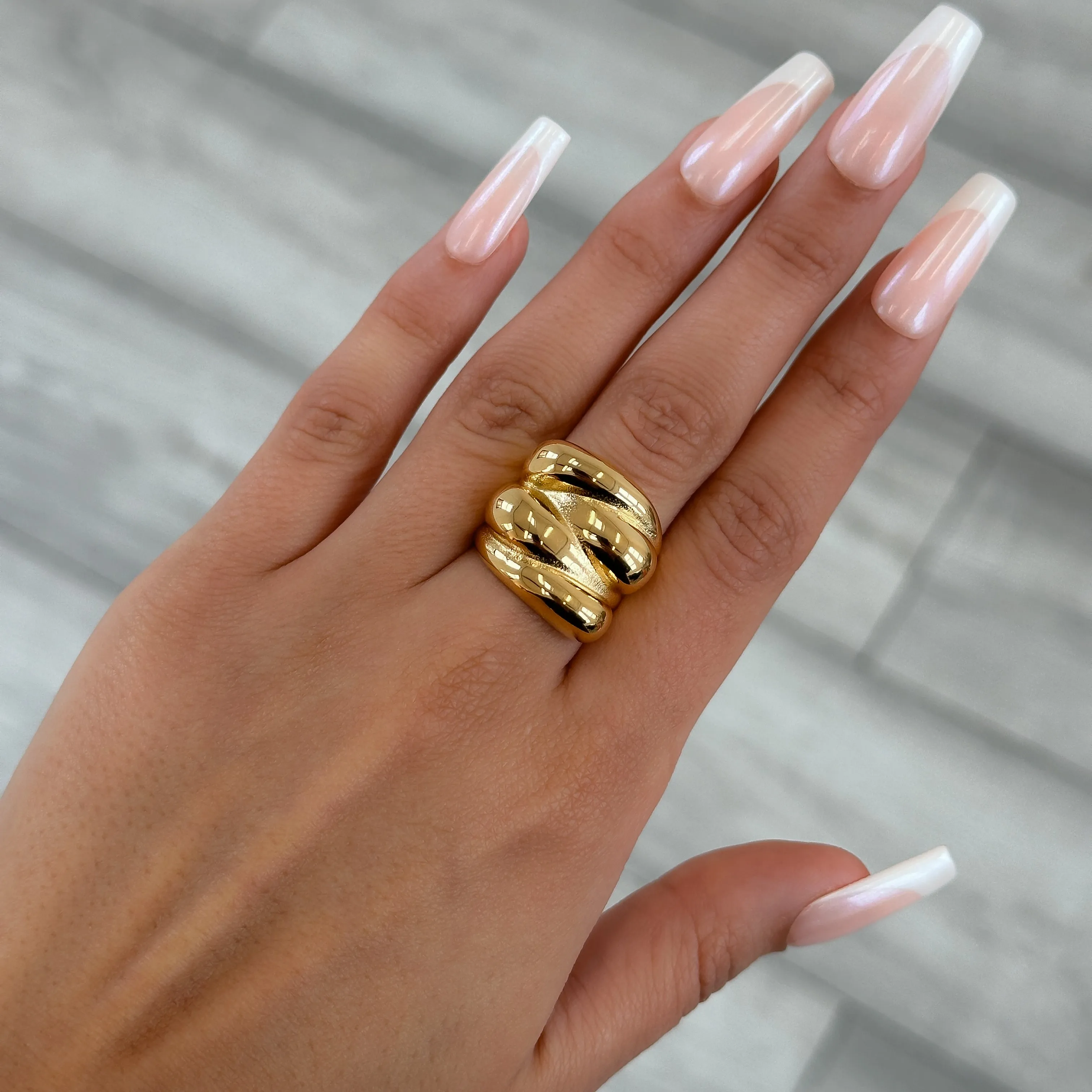 Indie Chunky Ring sold by PRYA product image thumbnail 2