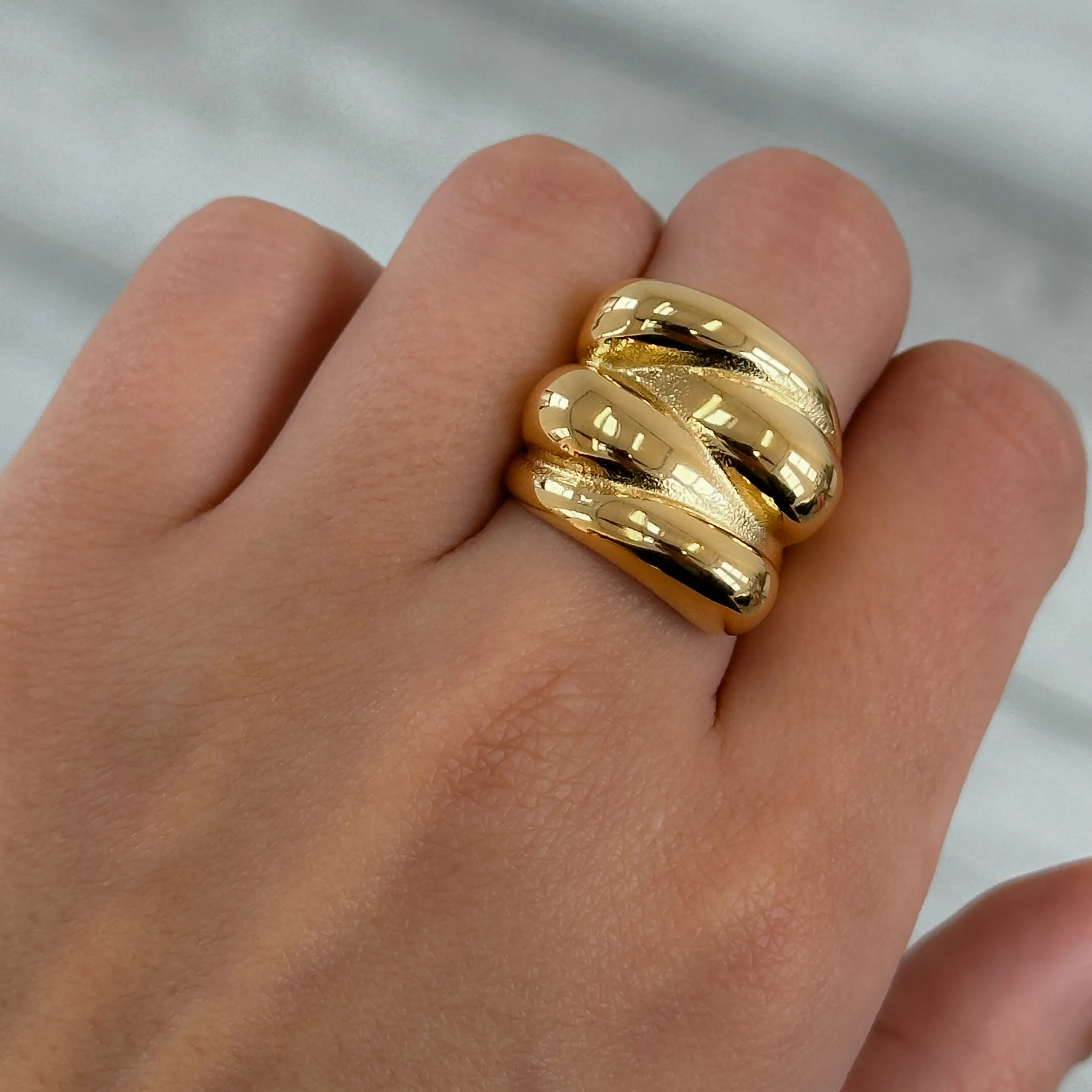 Indie Chunky Ring sold by PRYA product image thumbnail 3