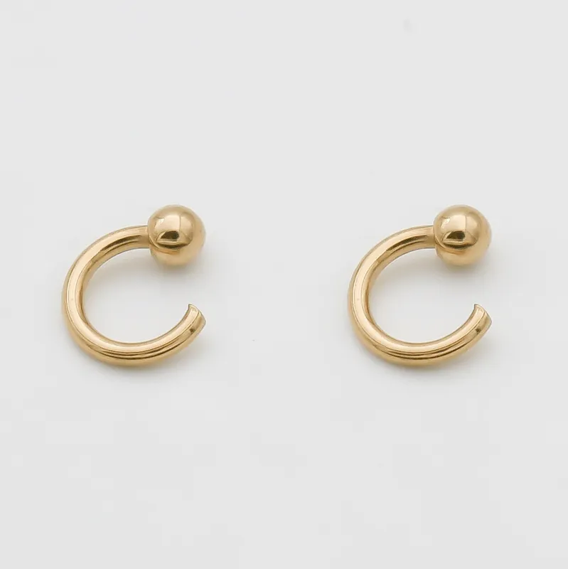 FREE GIFT | Lara Half Hoop Earrings sold by PRYA