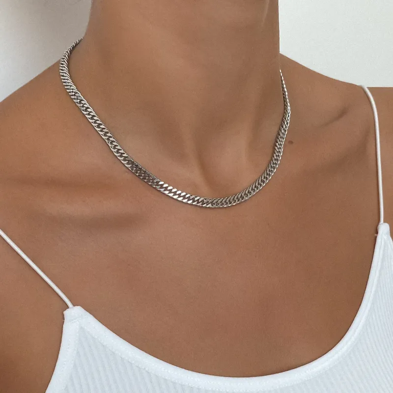 FREE GIFT | Double Link Curb Chain | Silver sold by PRYA