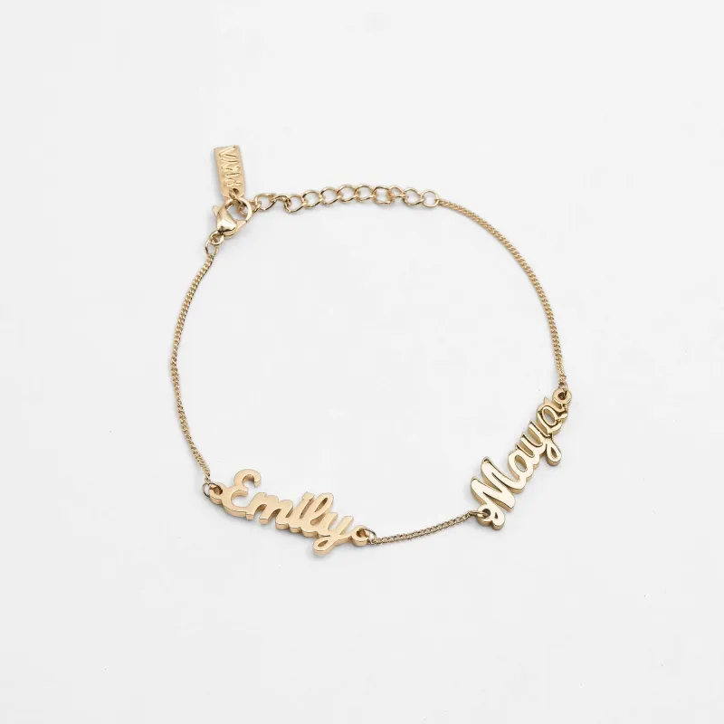 Miami Multiple Name Bracelet sold by PRYA