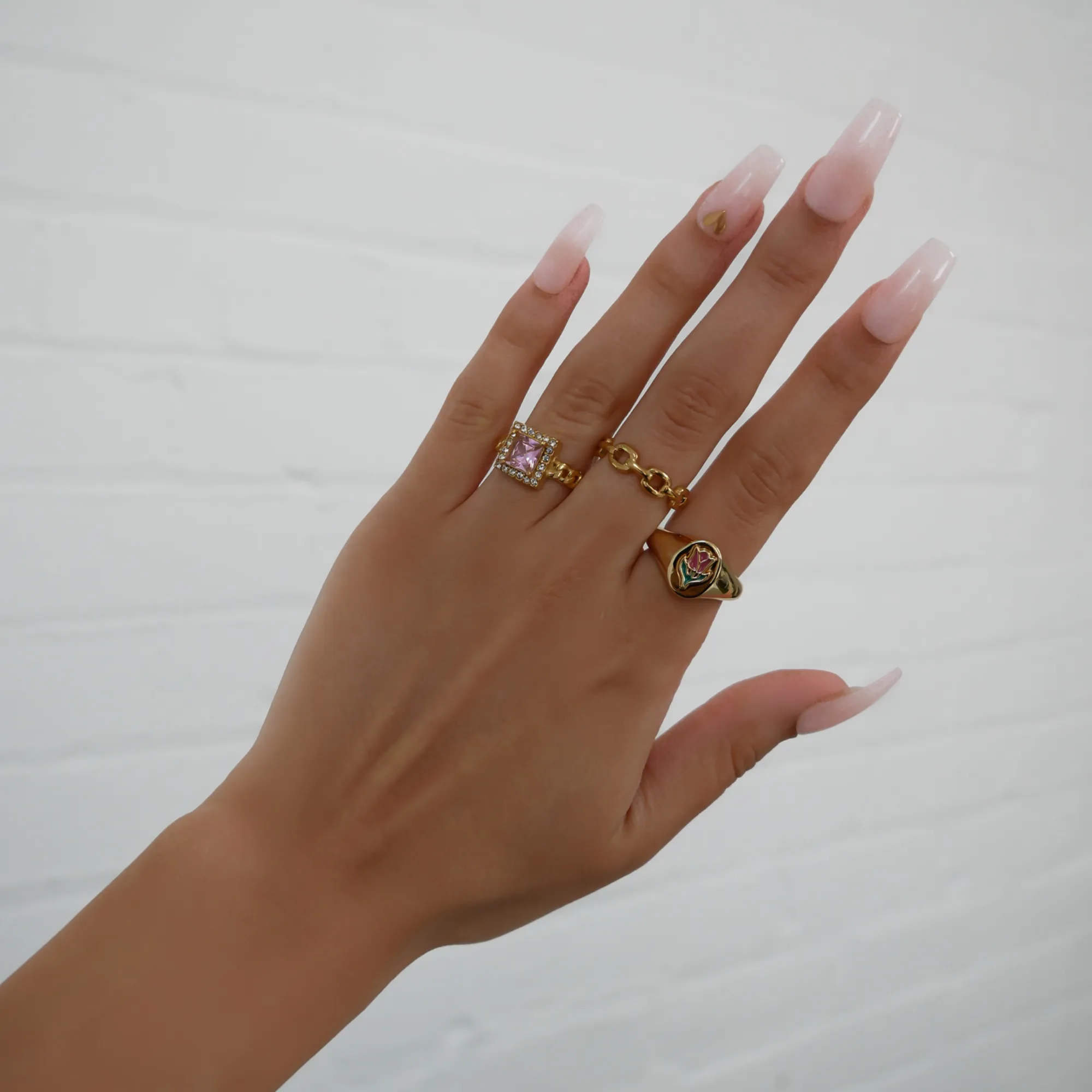 Cleo Chain Ring sold by PRYA product image thumbnail 2