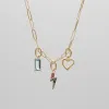 Tropical Gold Charm Necklace sold by PRYA