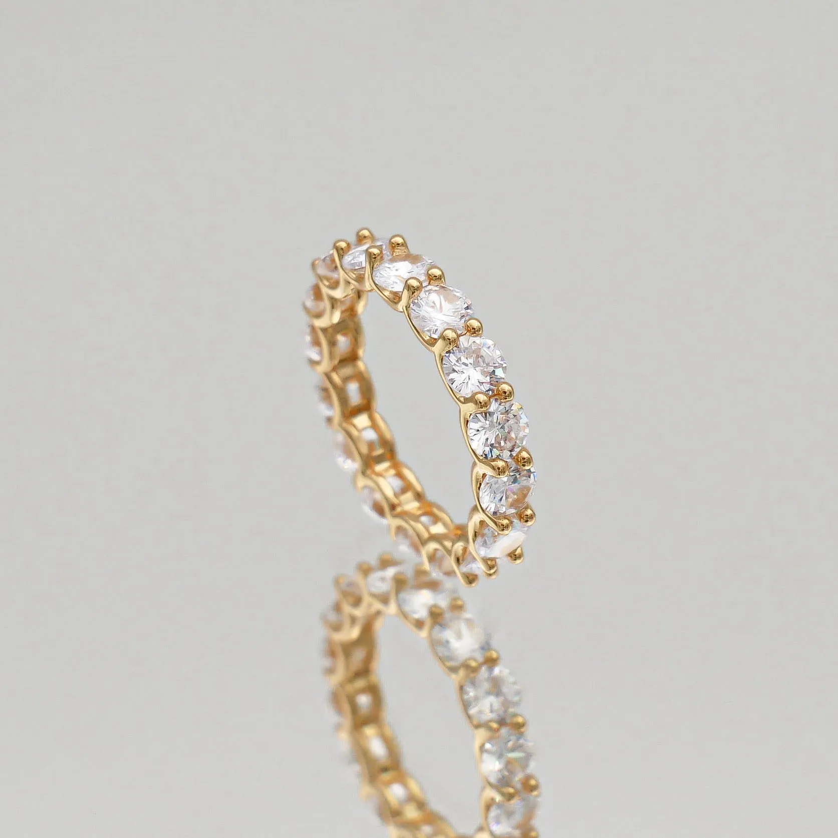 Macie Pave CZ Ring sold by PRYA product image thumbnail 5
