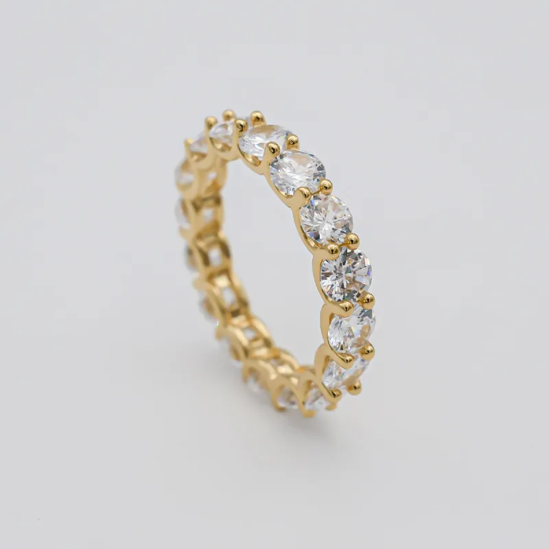 Macie Pave CZ Ring made by PRYA