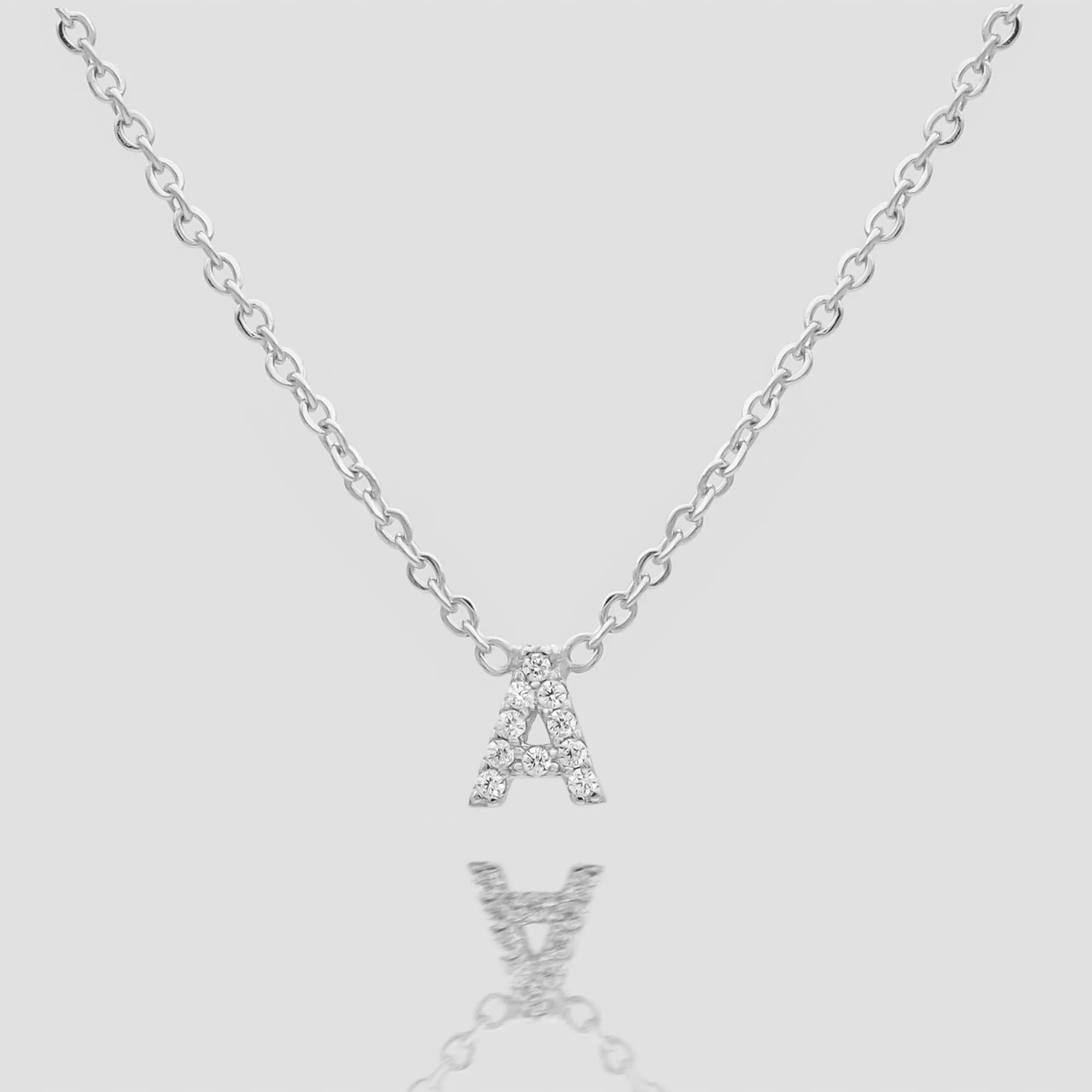 Maia Pave Initial Necklace sold by PRYA product image thumbnail 2