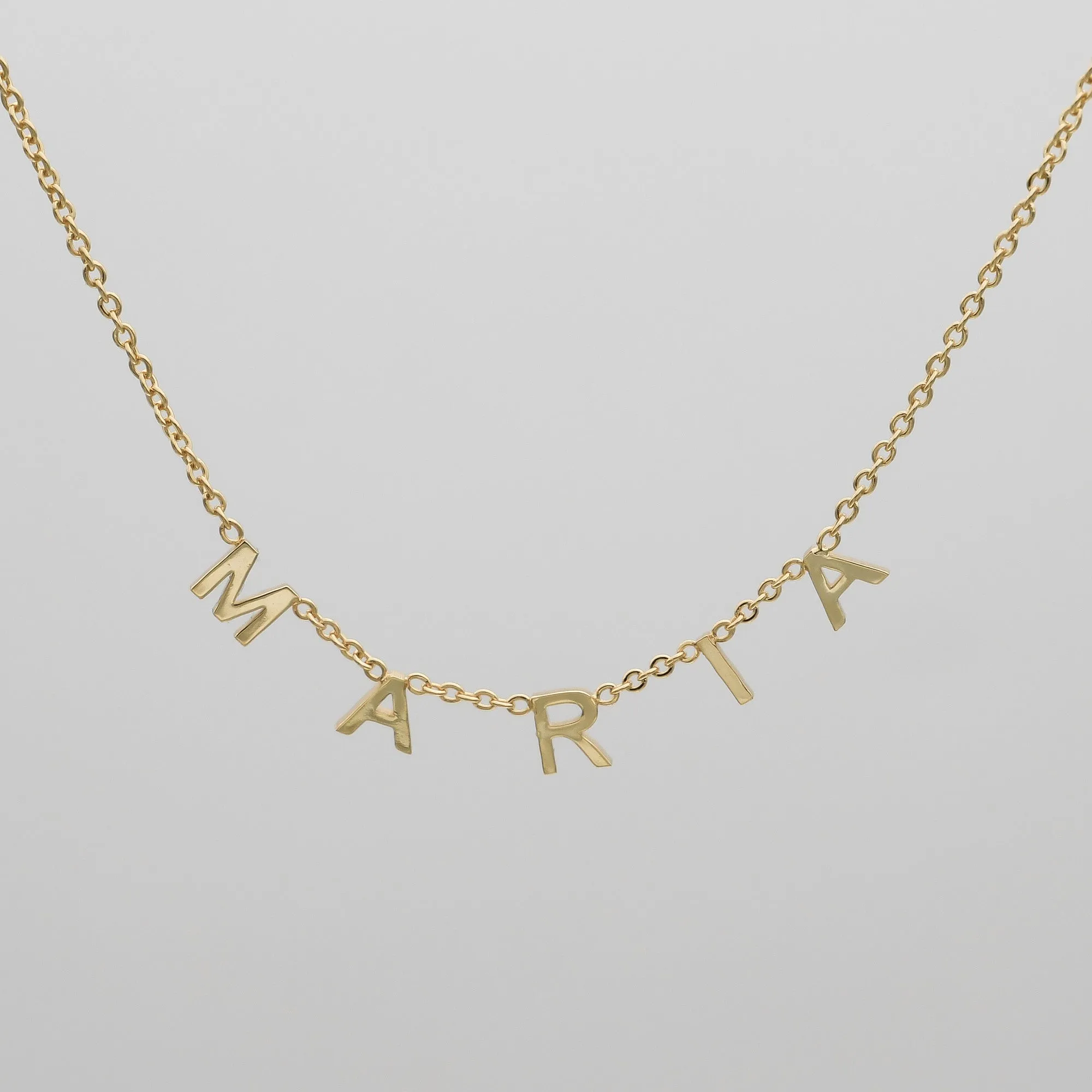 Maia Custom Name Necklace sold by PRYA product image thumbnail 5