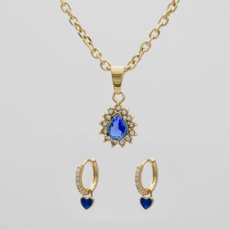 Zayla & Gabby Sapphire Set made by PRYA