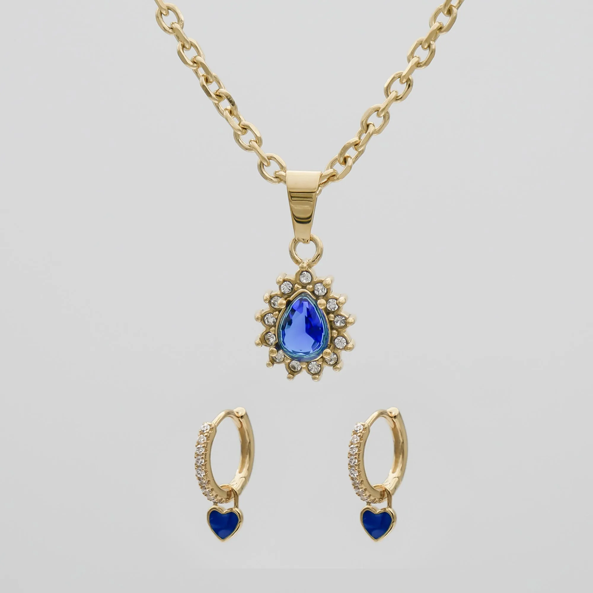 Zayla & Gabby Sapphire Set sold by PRYA