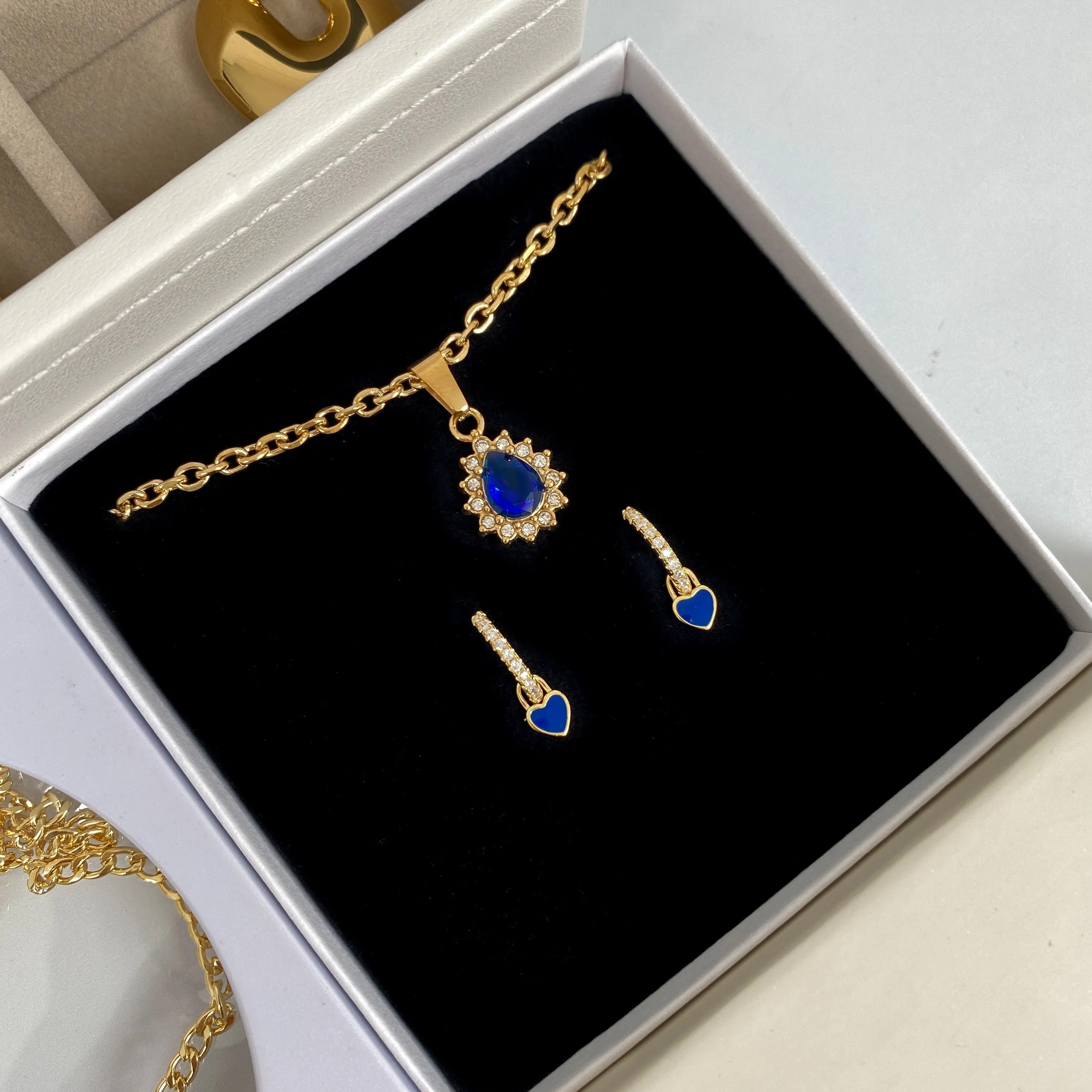 Zayla & Gabby Sapphire Set sold by PRYA product image thumbnail 2