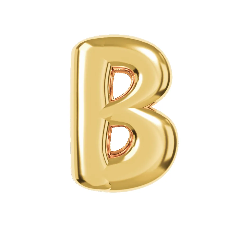 Mirco Bubble Initial Necklace sold by PRYA product image thumbnail 3