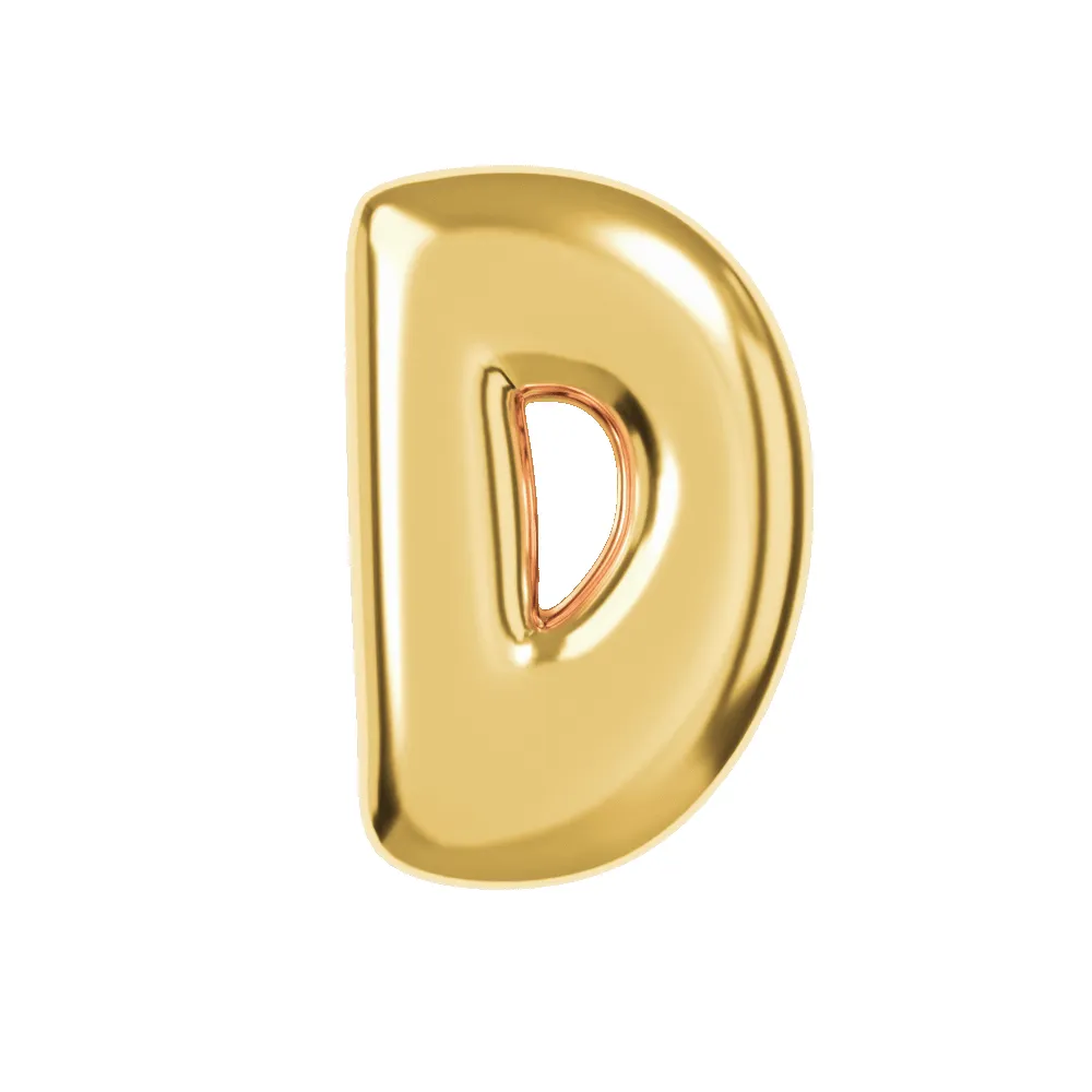 Mirco Bubble Initial Necklace sold by PRYA product image thumbnail 5