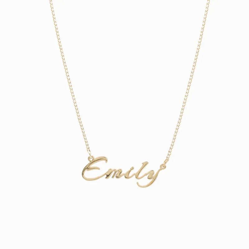 Siena Custom Name Necklace made by PRYA