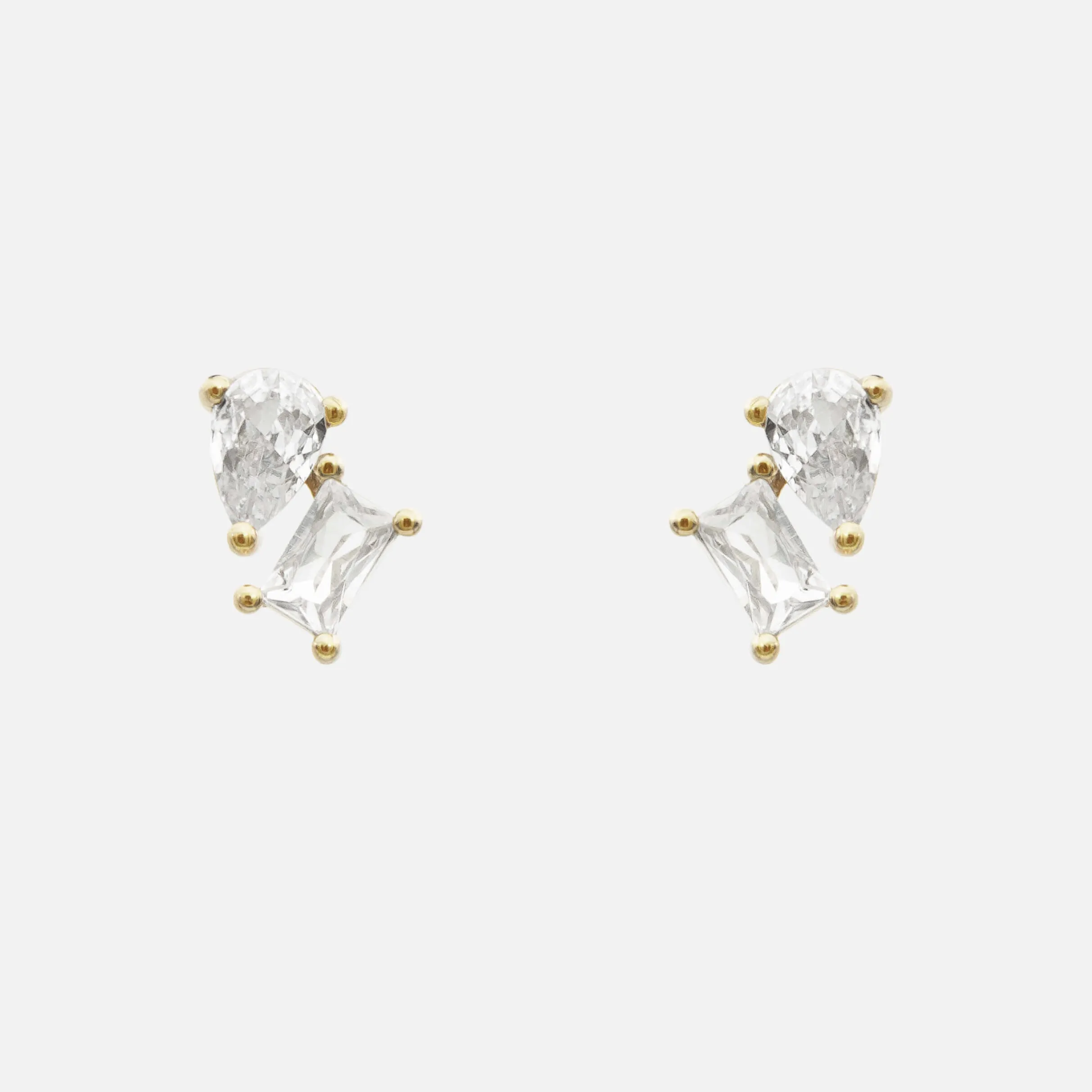 Aya Toi Et Moi Stud Earrings sold by PRYA