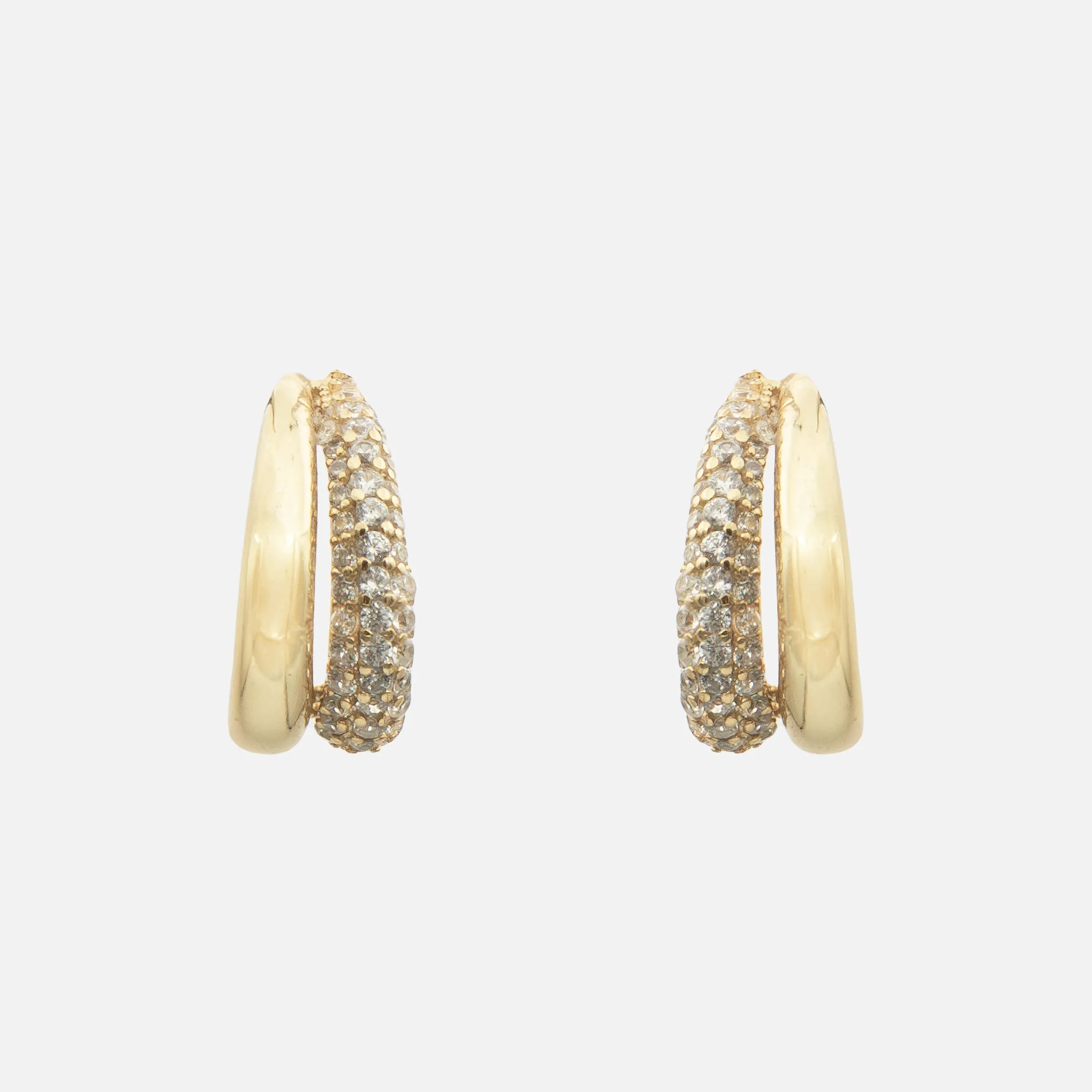 Aurea Double Hoop Earrings sold by PRYA
