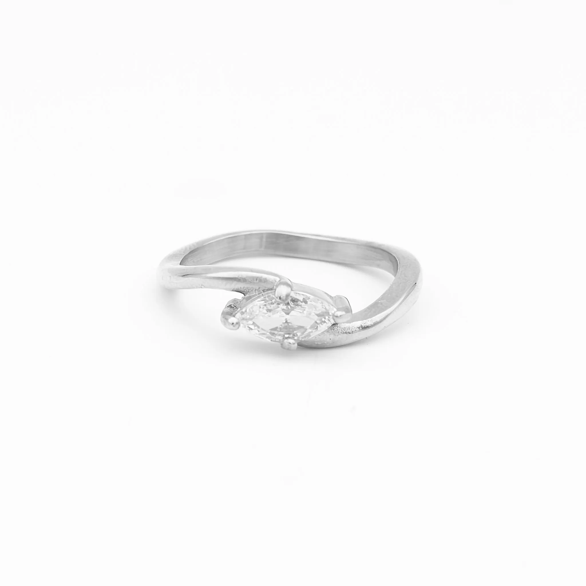 Elara Clear Stone Ring sold by PRYA product image thumbnail 3