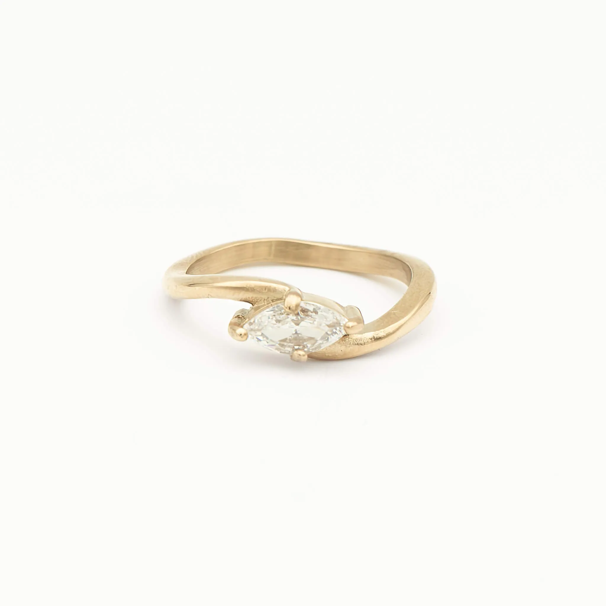 Elara Clear Stone Ring sold by PRYA
