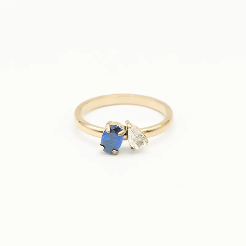 Celeste Toi et Moi Ring made by PRYA