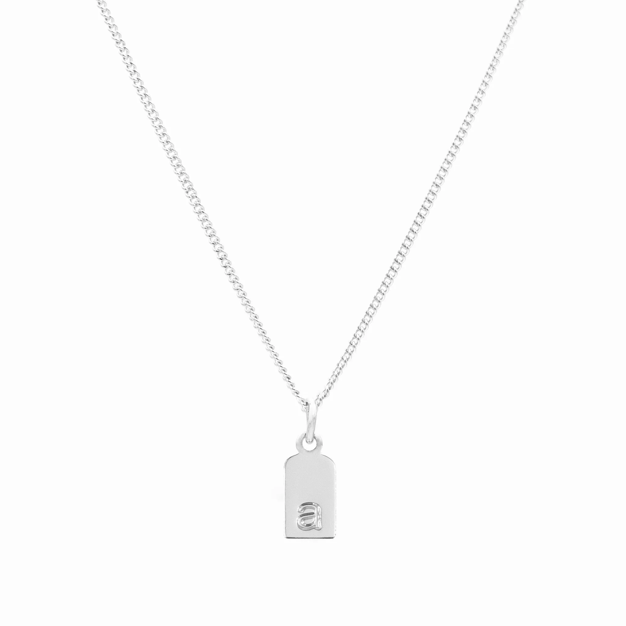 Sloane Initial Tag Necklace sold by PRYA product image thumbnail 4