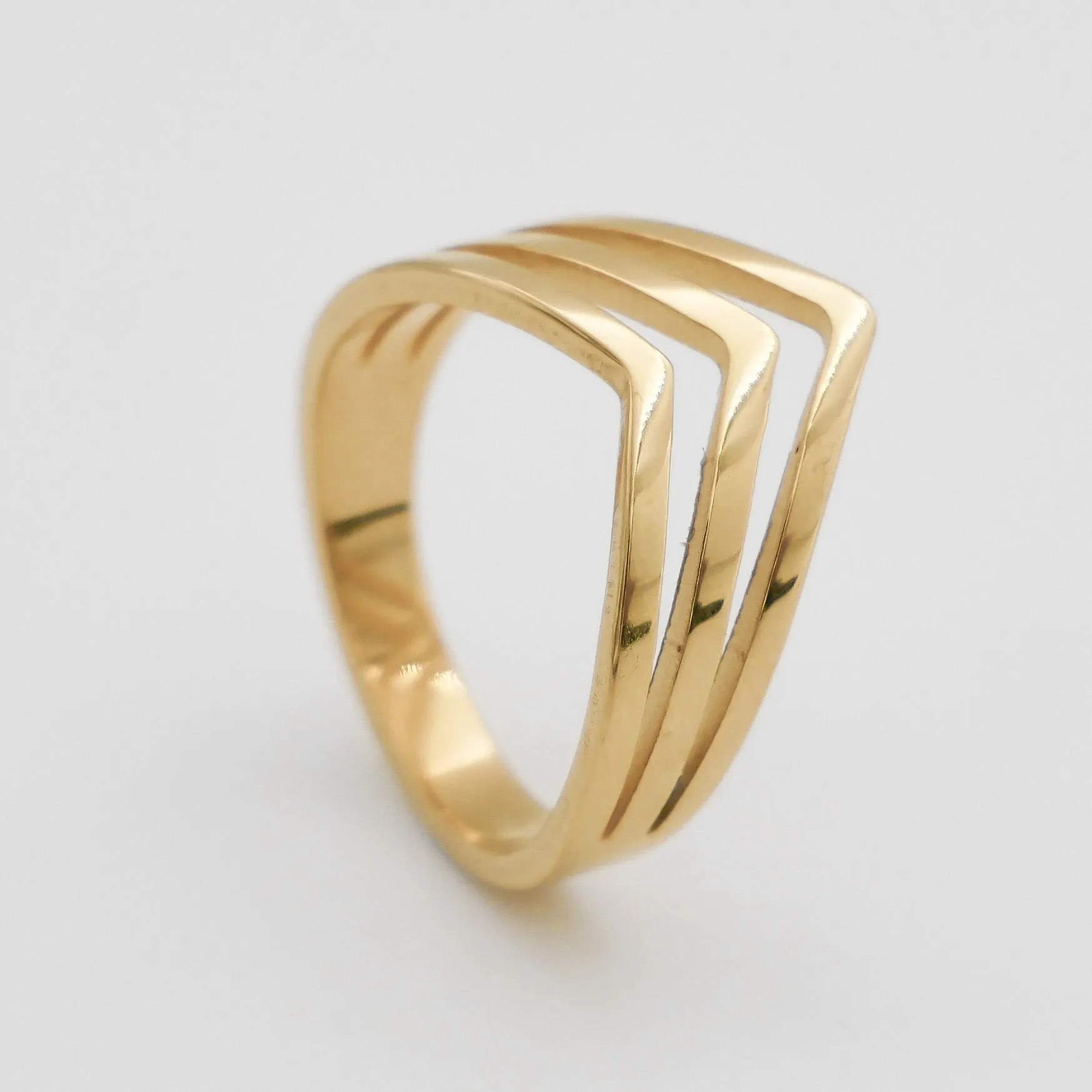 3 Strand Chevron Ring sold by PRYA product image thumbnail 3