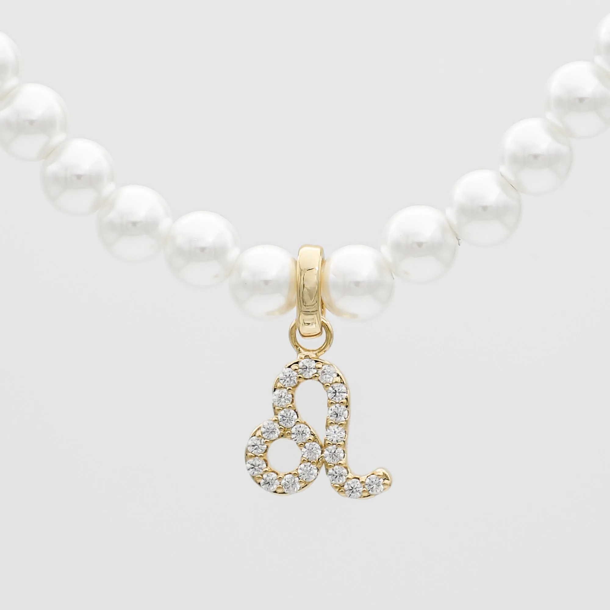 Pave Pearl Zodiac Necklace sold by PRYA product image thumbnail 3