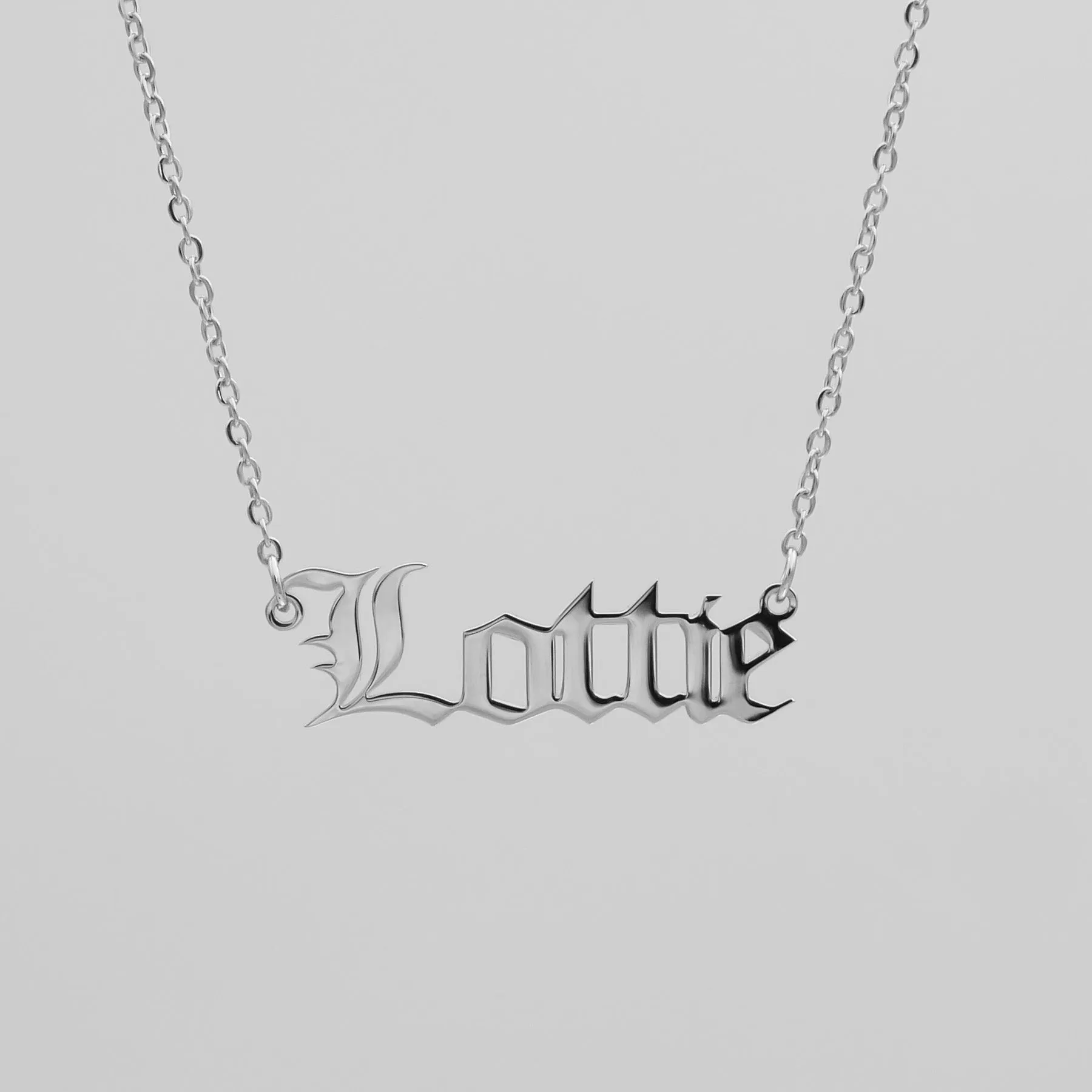 Classic Name Plate Necklace sold by PRYA product image thumbnail 3