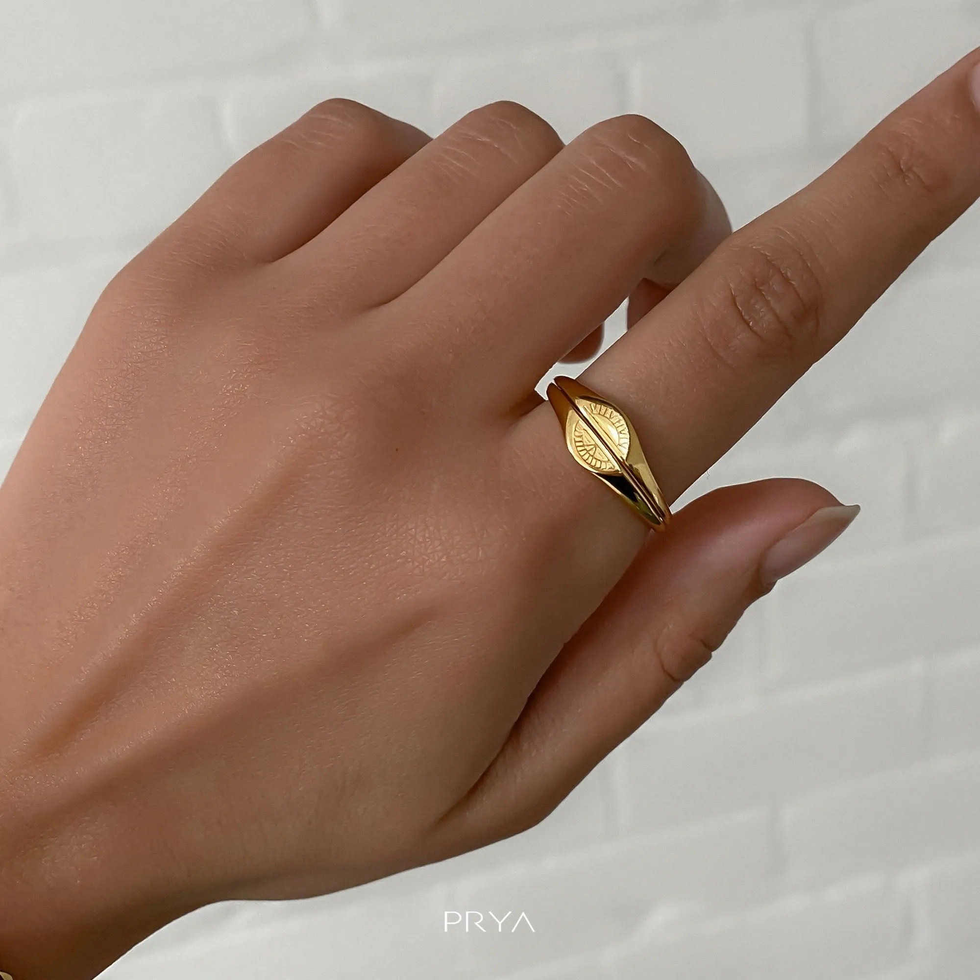 Skyla Ring | Gold sold by PRYA product image thumbnail 3