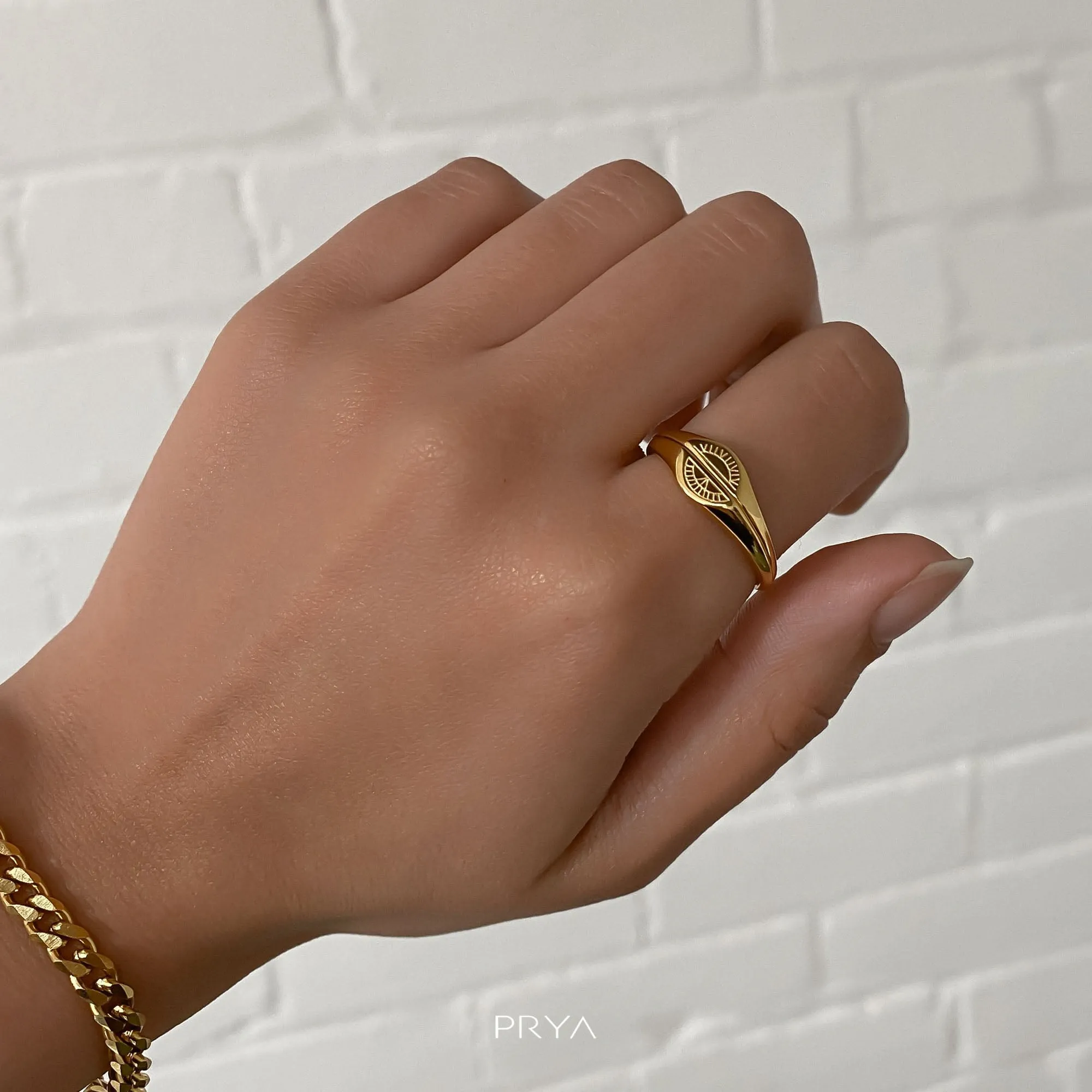 Skyla Ring | Gold sold by PRYA product image thumbnail 5