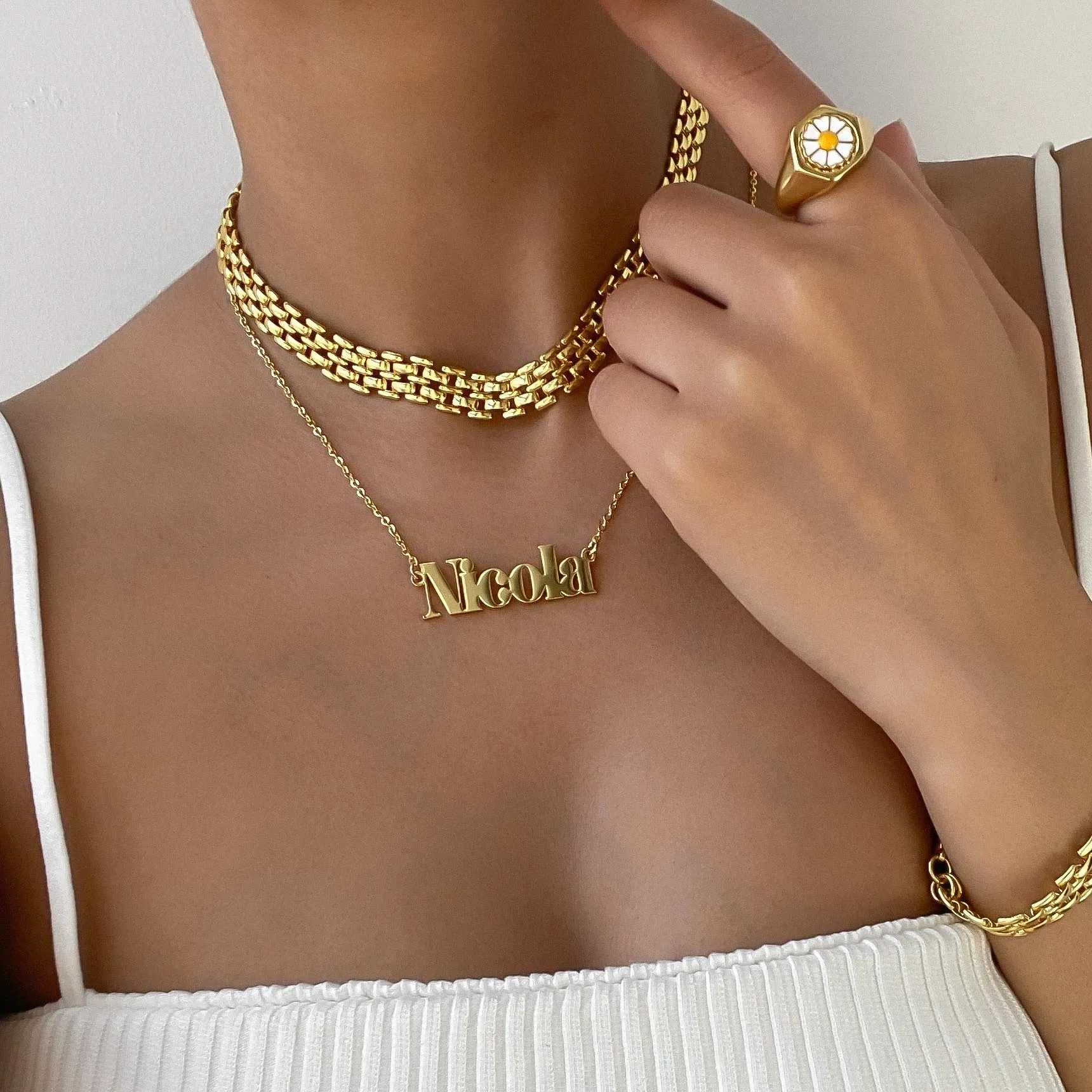 Clara Necklace sold by PRYA product image thumbnail 4