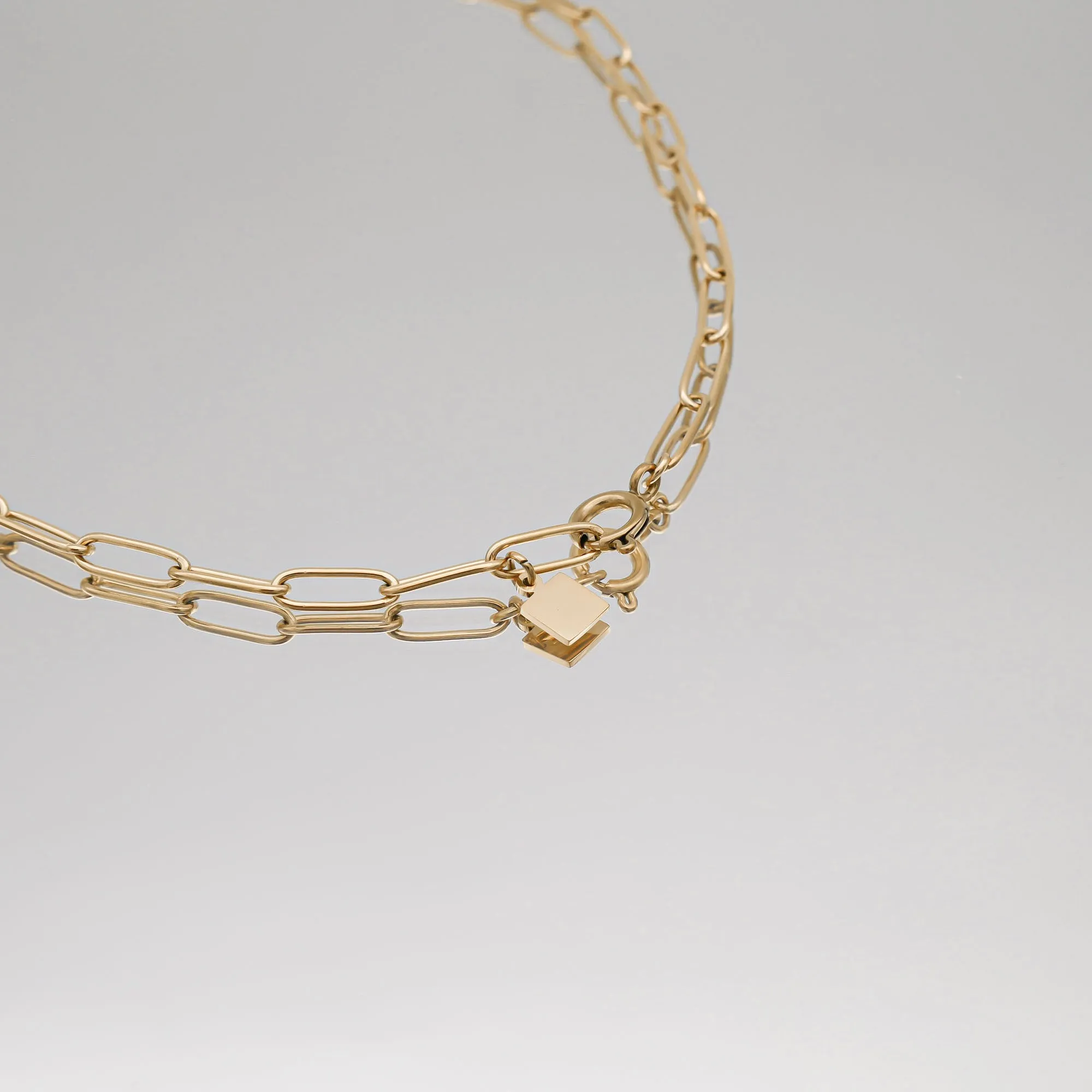 Camila Pearl Paperclip Necklace sold by PRYA product image thumbnail 4