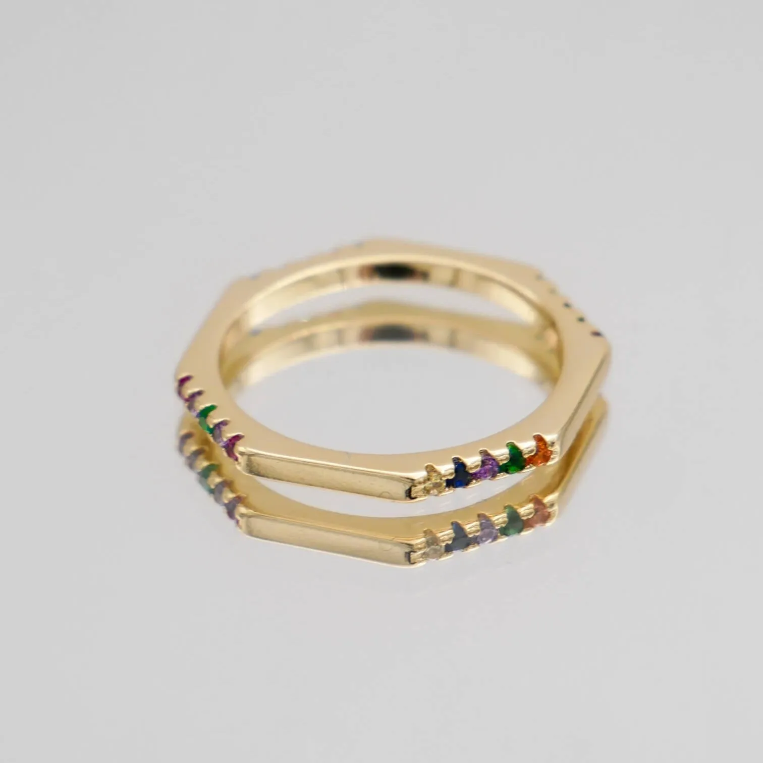 Tess Rainbow Ring sold by PRYA
