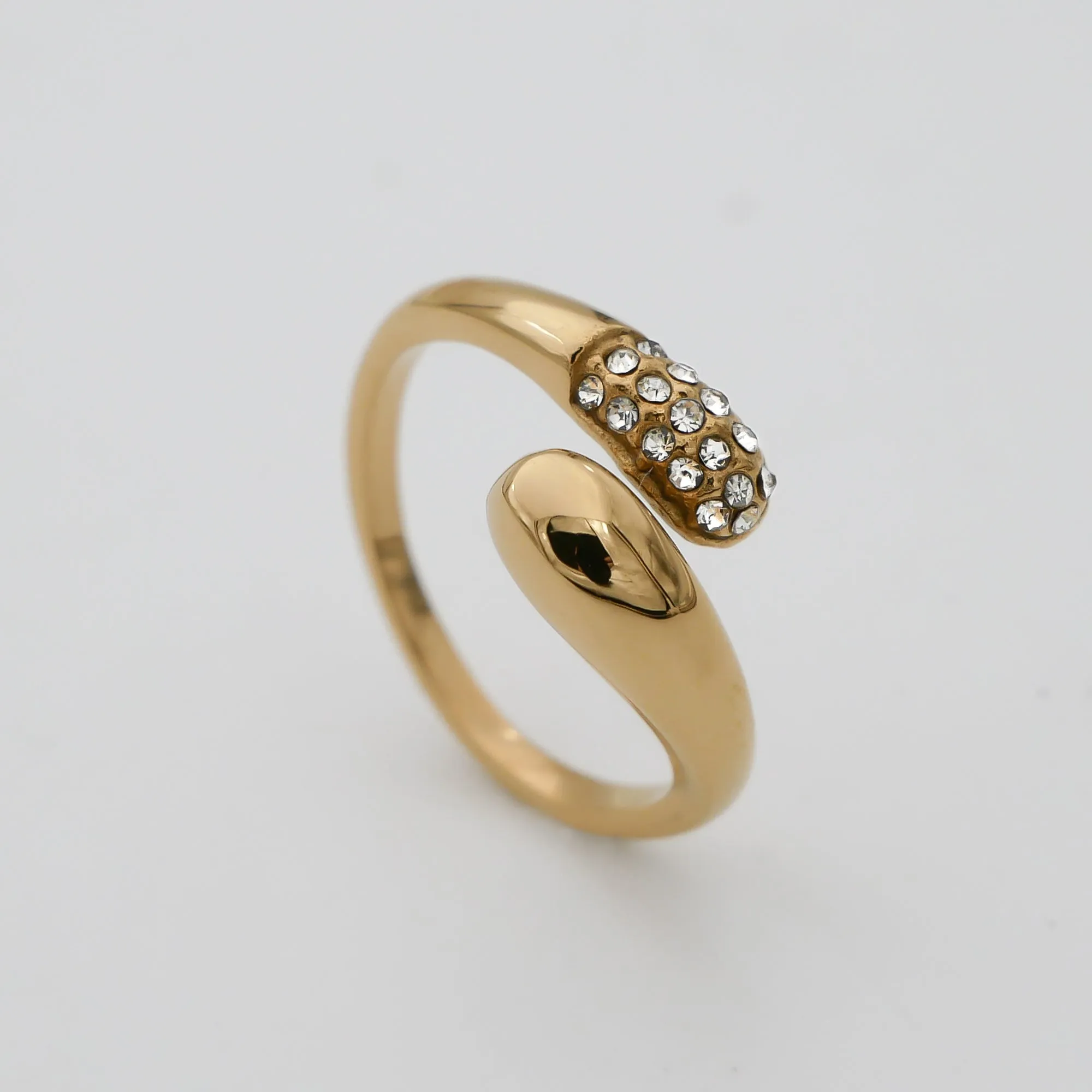 Melia Adjustable Snake Ring sold by PRYA product image thumbnail 4