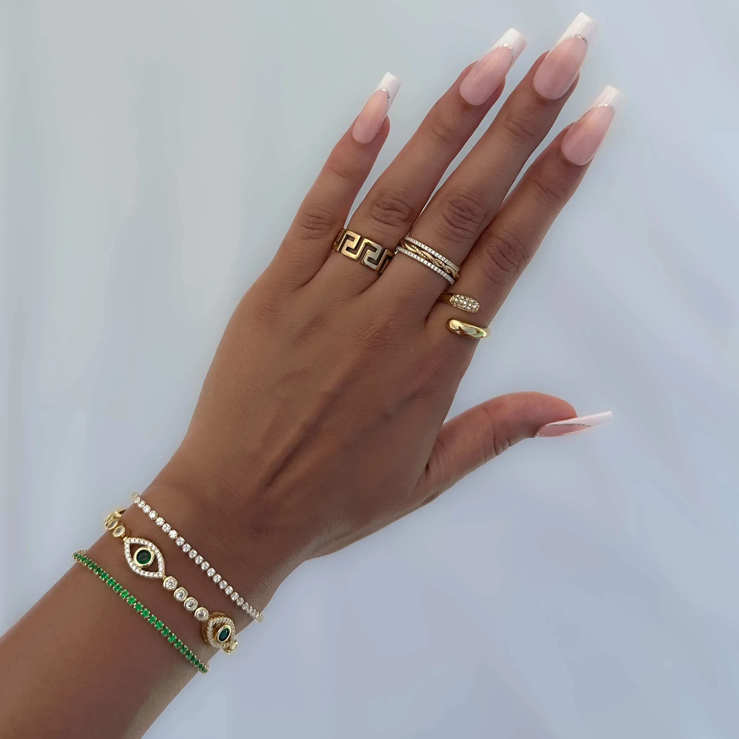 Melia Adjustable Snake Ring sold by PRYA product image thumbnail 2