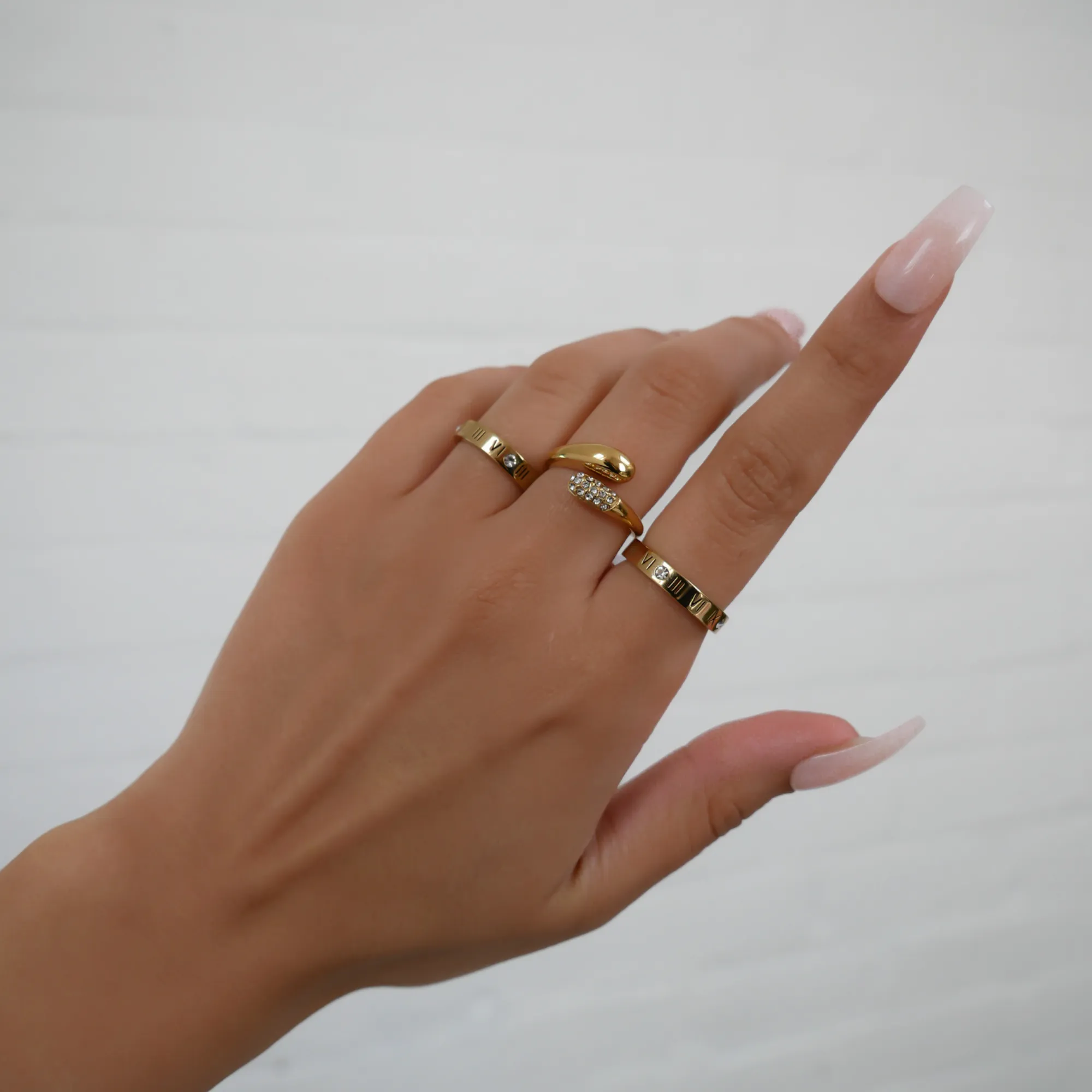 Melia Adjustable Snake Ring sold by PRYA product image thumbnail 5