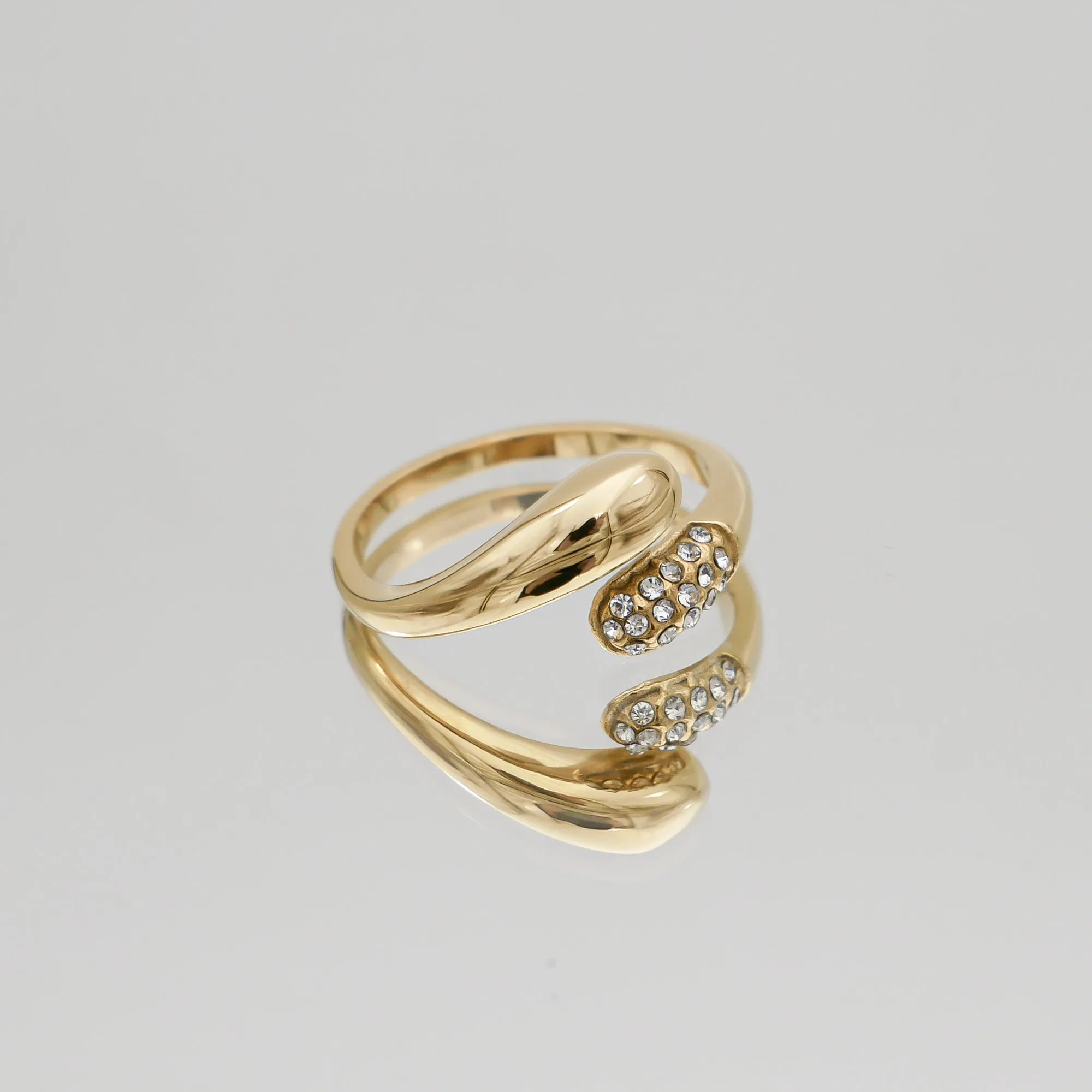 Melia Adjustable Snake Ring sold by PRYA