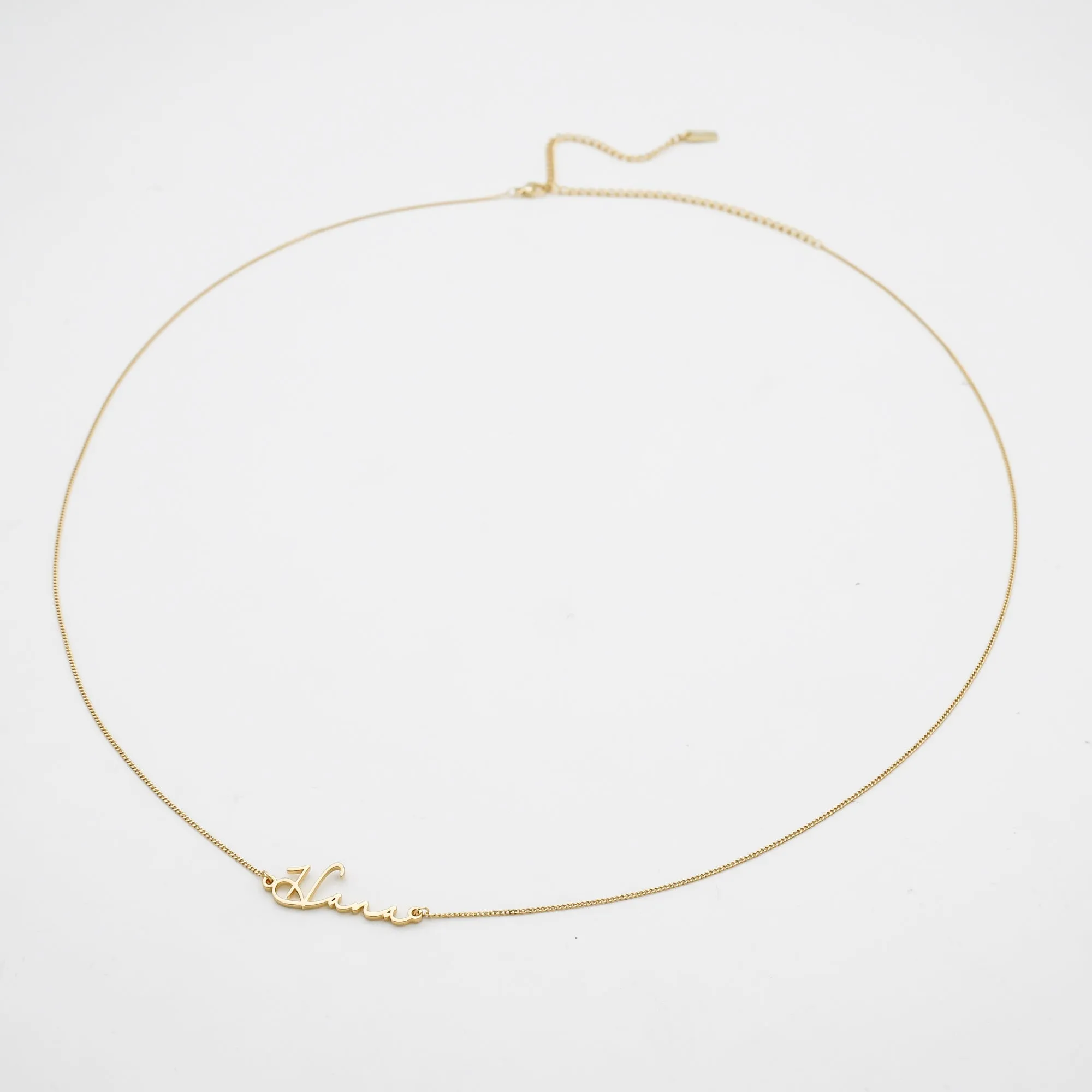 Selina Custom Name Belly Chain sold by PRYA product image thumbnail 3