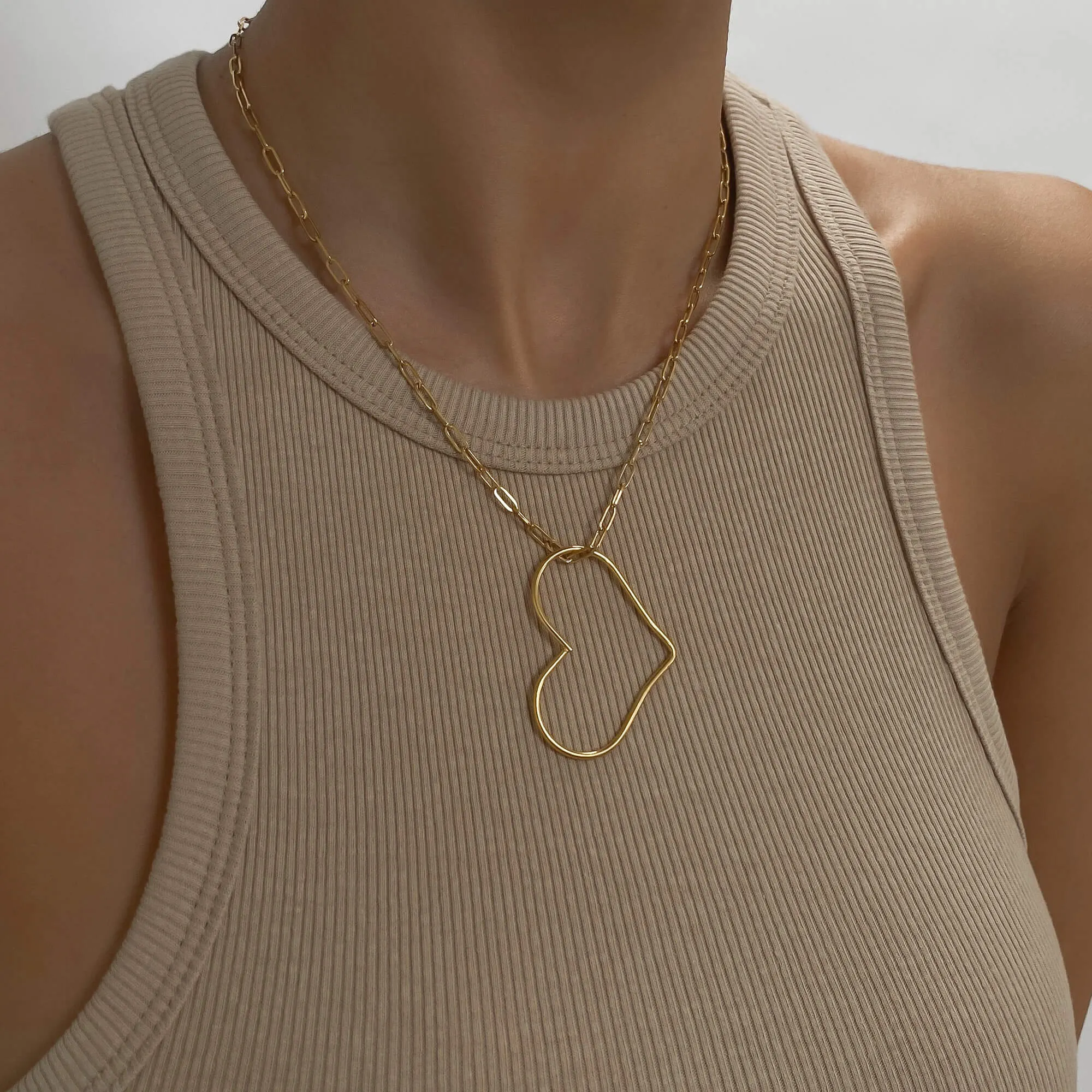 Libby Heart Necklace sold by PRYA product image thumbnail 2