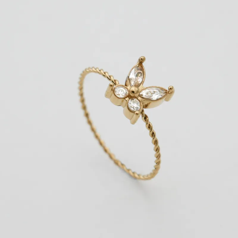 Caria Butterfly Ring sold by PRYA