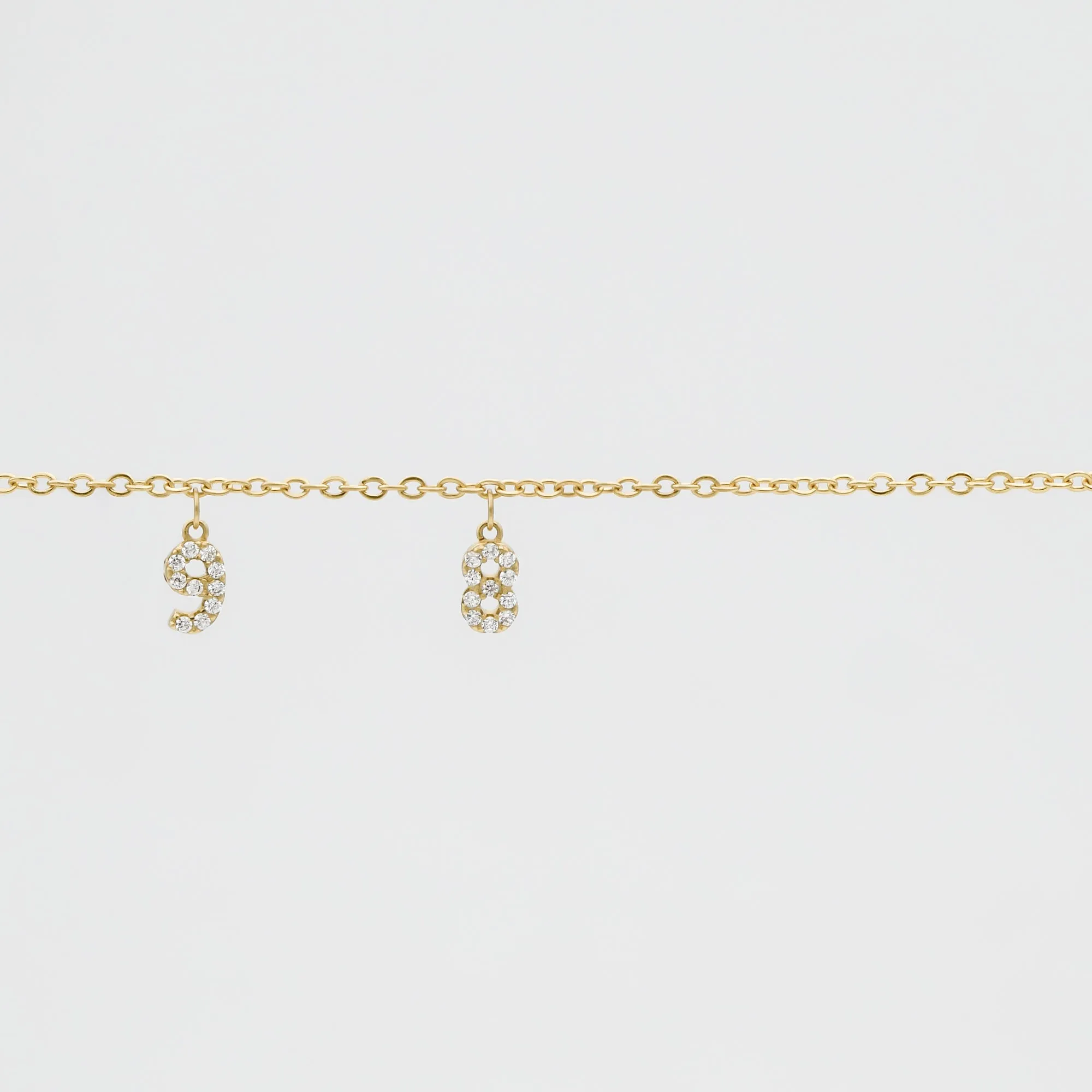 Nevada Custom Name Belly Chain sold by PRYA product image thumbnail 4