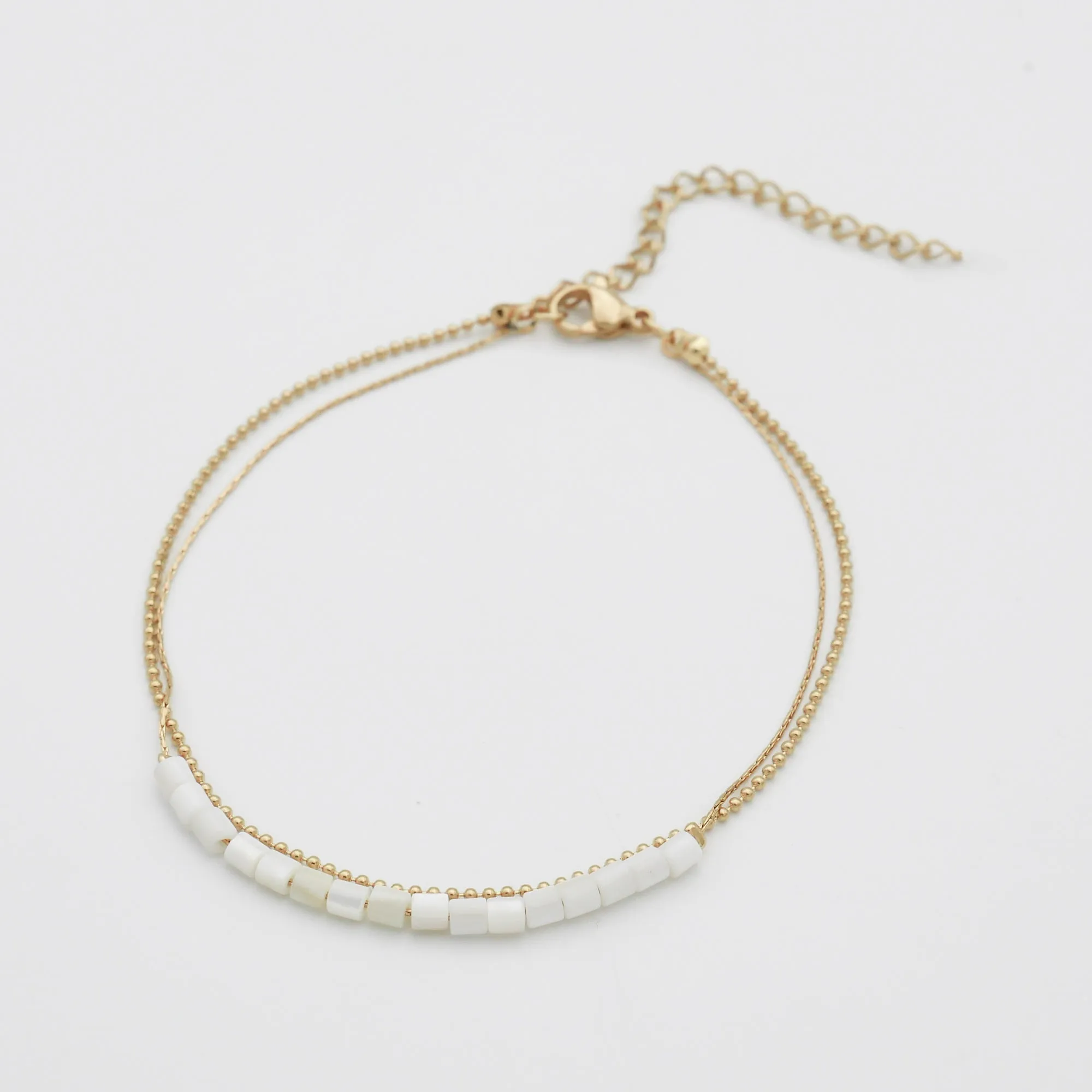 Kaia Layered Anklet sold by PRYA product image thumbnail 2