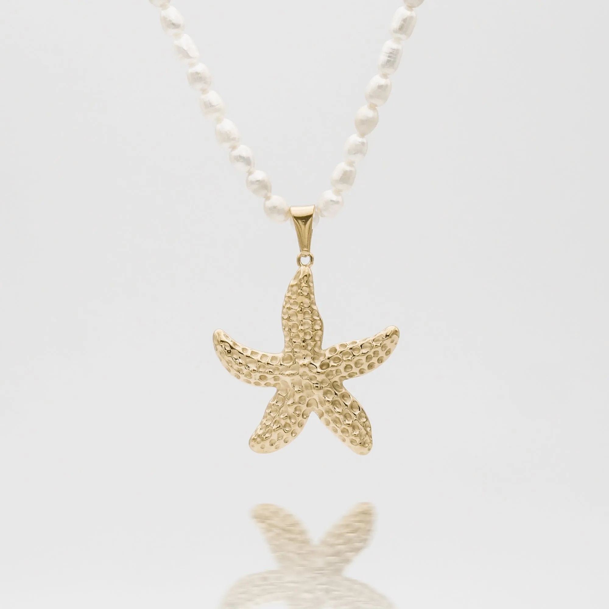 Ariel Starfish Pearl Necklace sold by PRYA