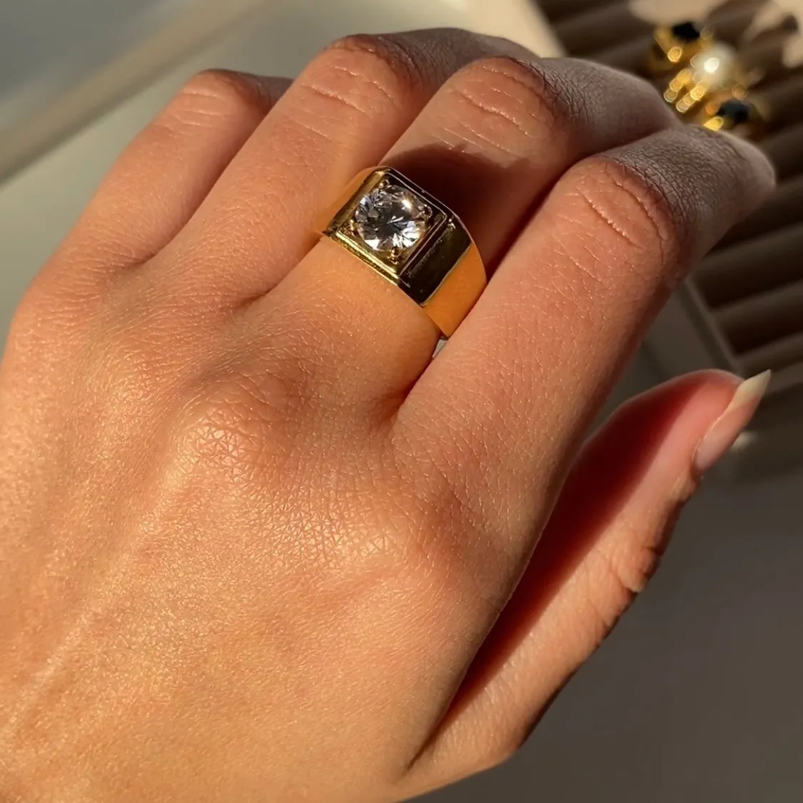 Zora Signet Ring sold by PRYA product image thumbnail 2