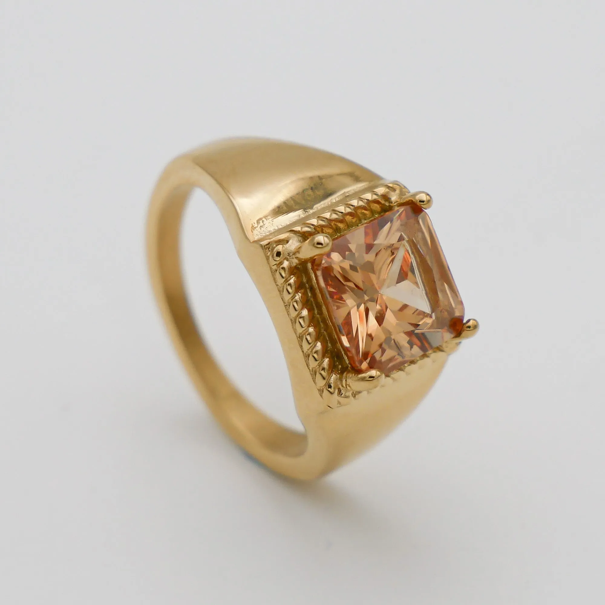 Hana Gemstone Signet Ring sold by PRYA product image thumbnail 5