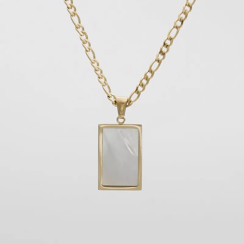 Saraya Opal Tablet Necklace sold by PRYA