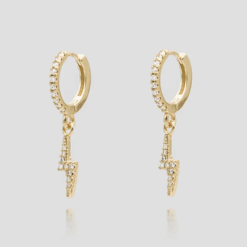Lightning Bolt Earrings sold by PRYA