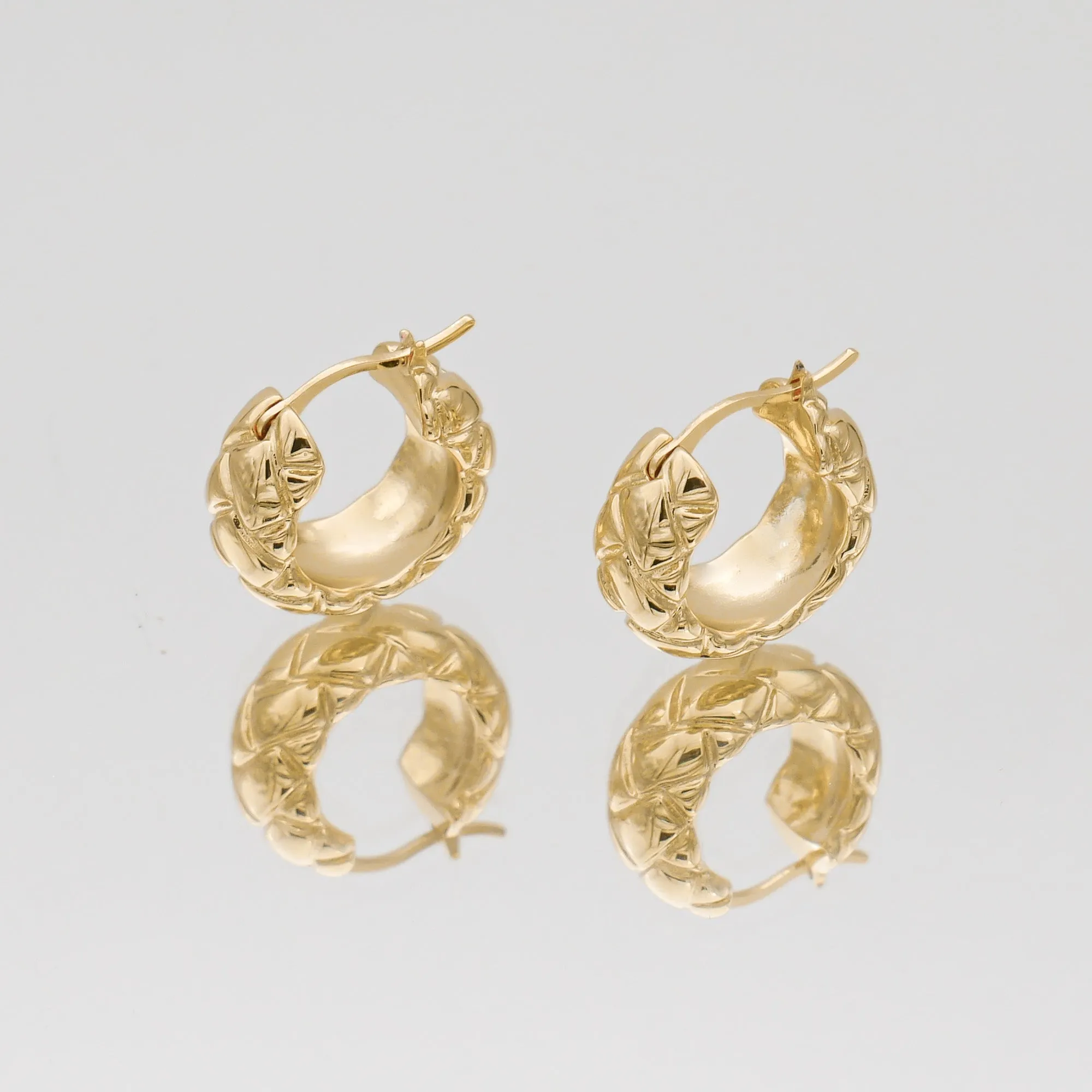 Kyla Hoop Earrings sold by PRYA product image thumbnail 2