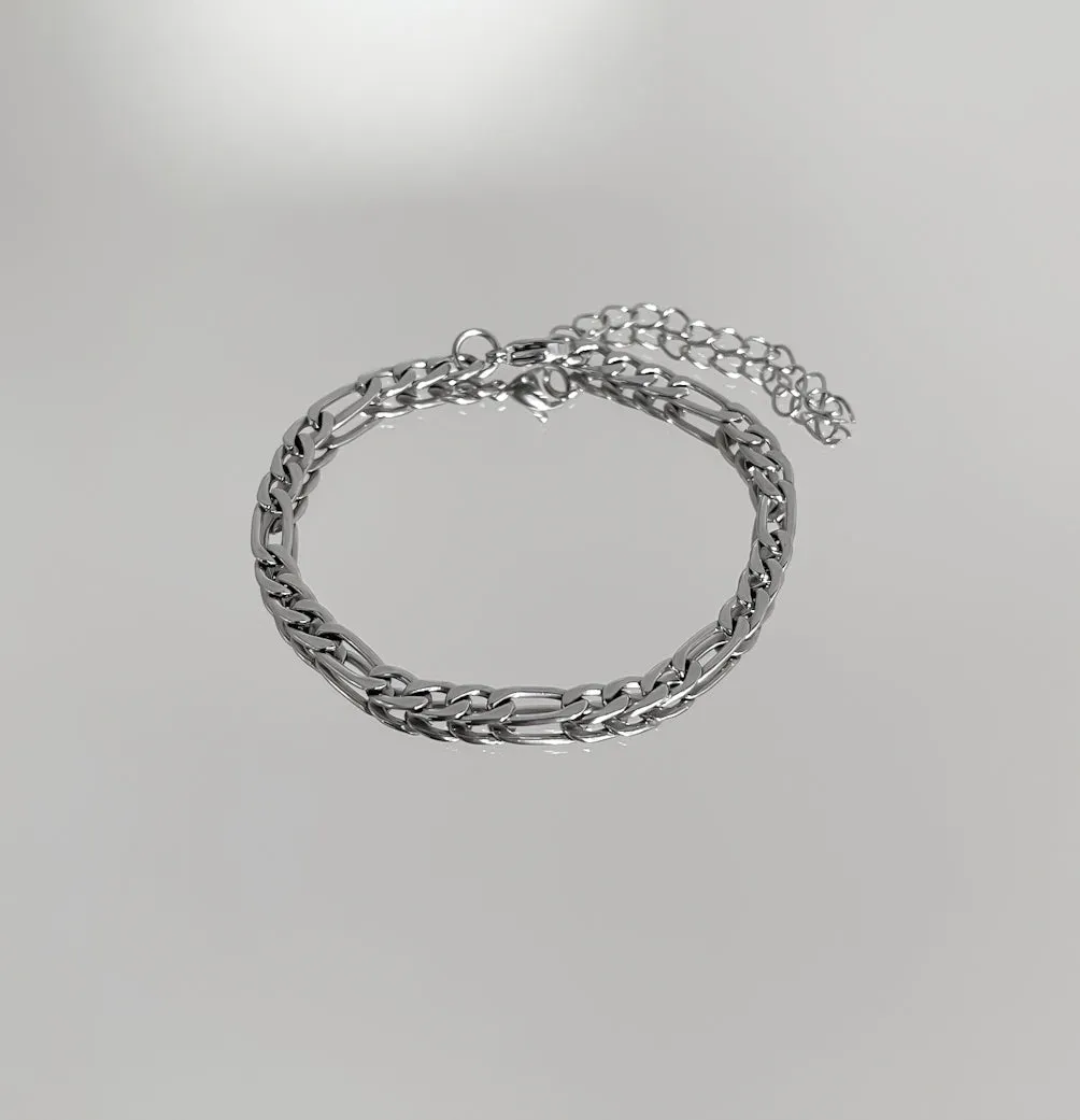 Figaro Chain Anklet Silver sold by PRYA product image thumbnail 3