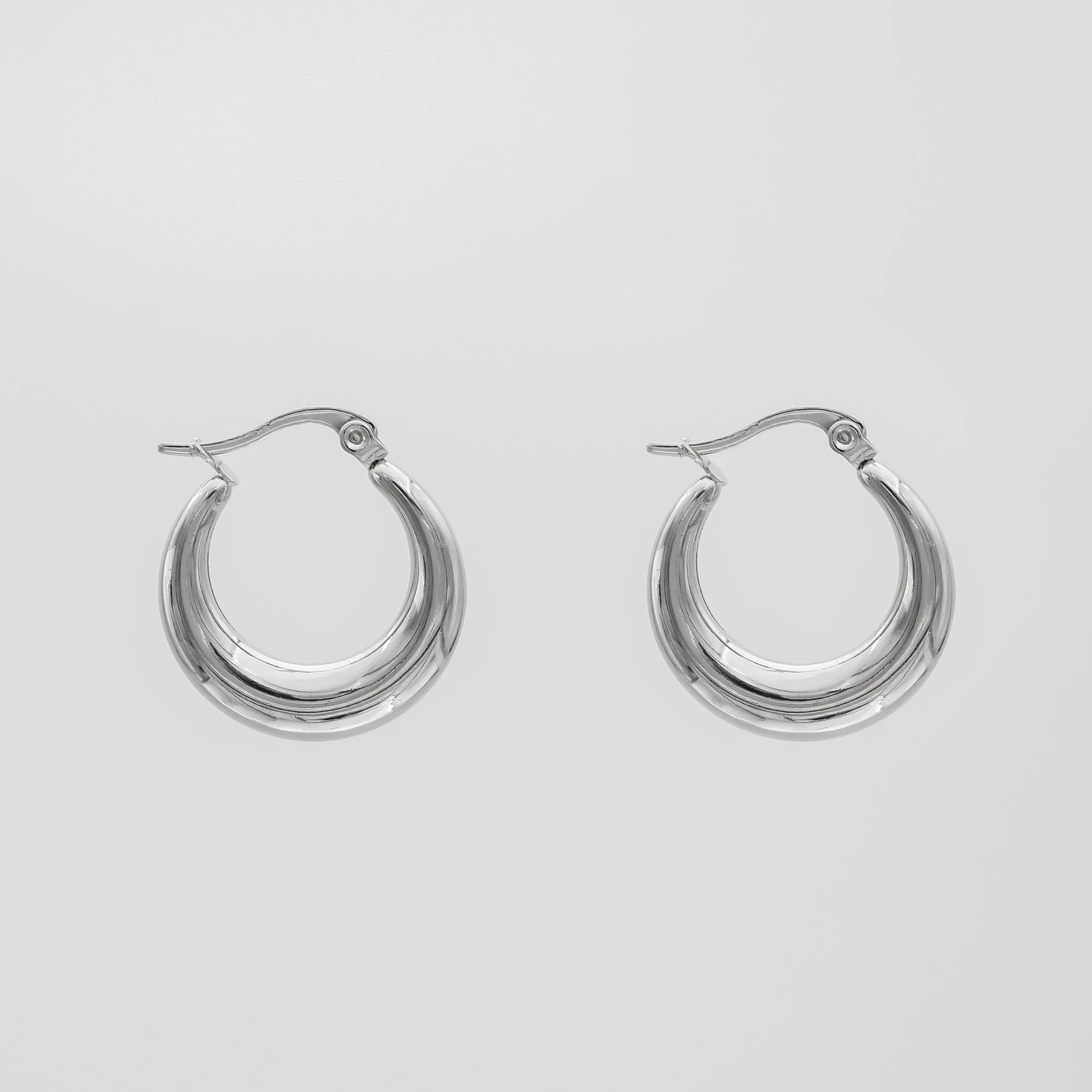 Lina Hoop Earrings | Silver sold by PRYA